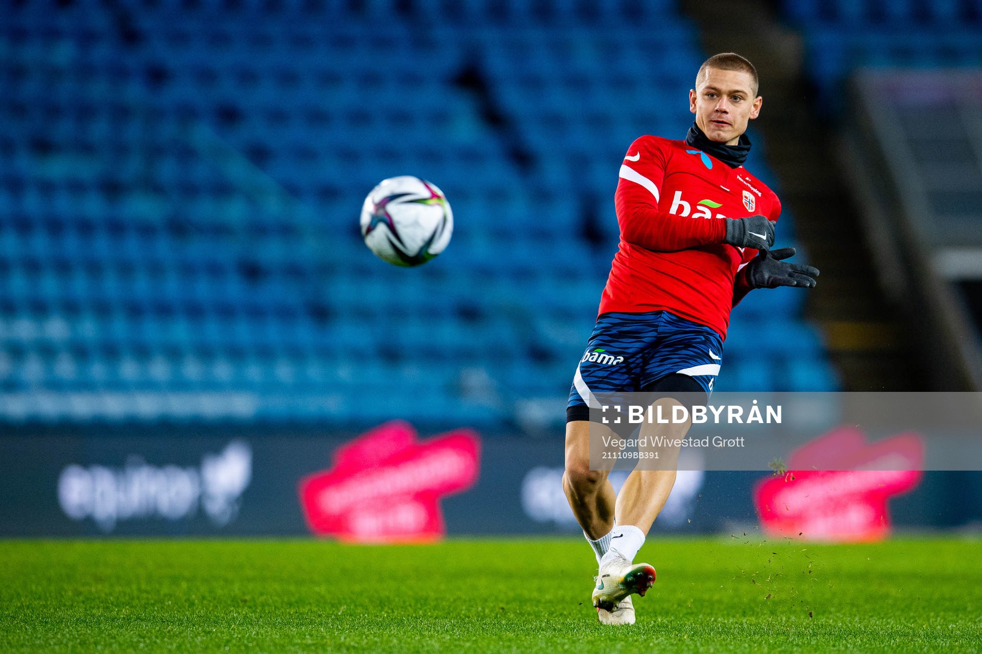 Julian Ryerson of the Norwegian national football team