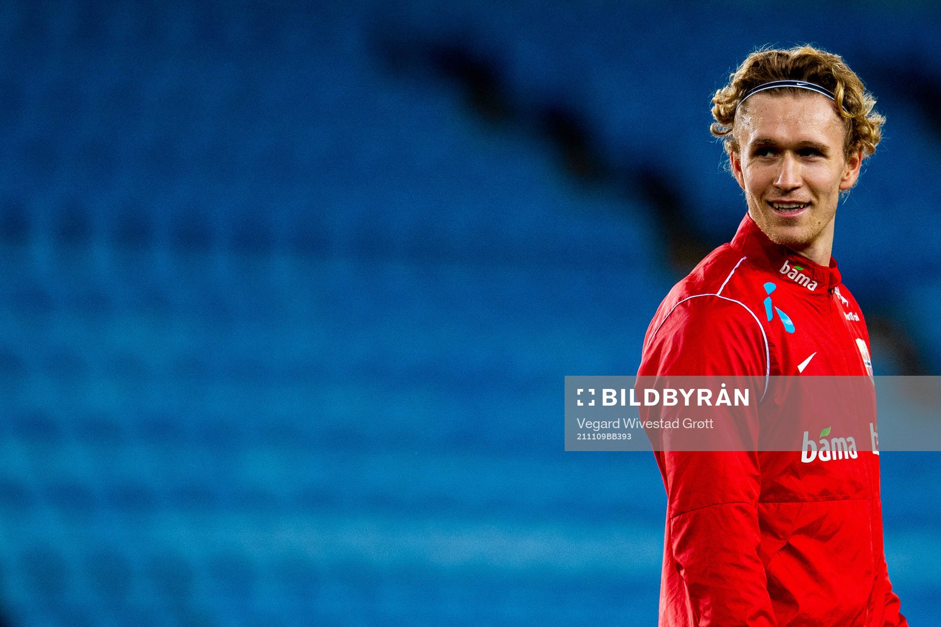 Ola Solbakken of the Norwegian national football team