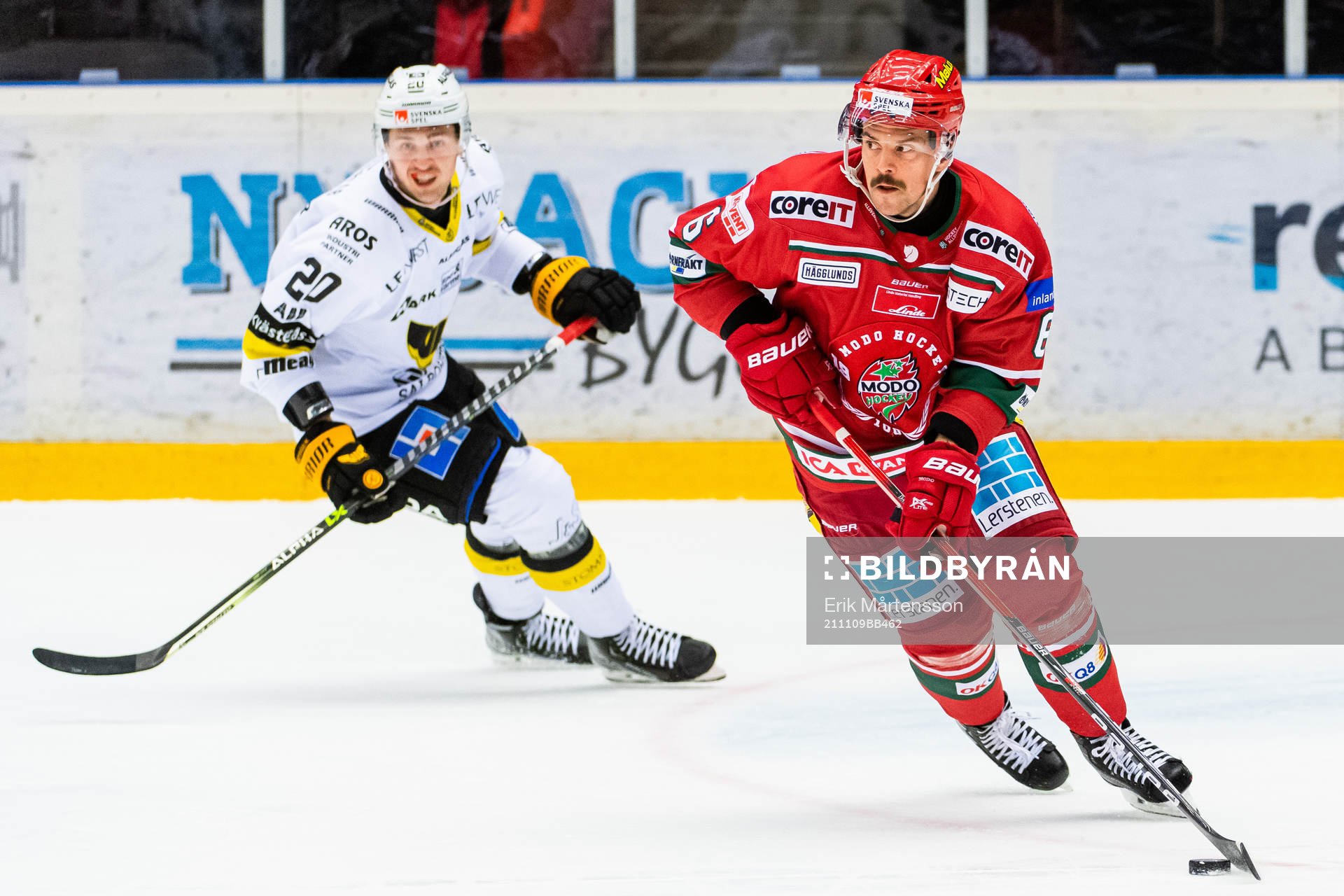 Västerås Mathias From och Modos Jesper Dahlroth