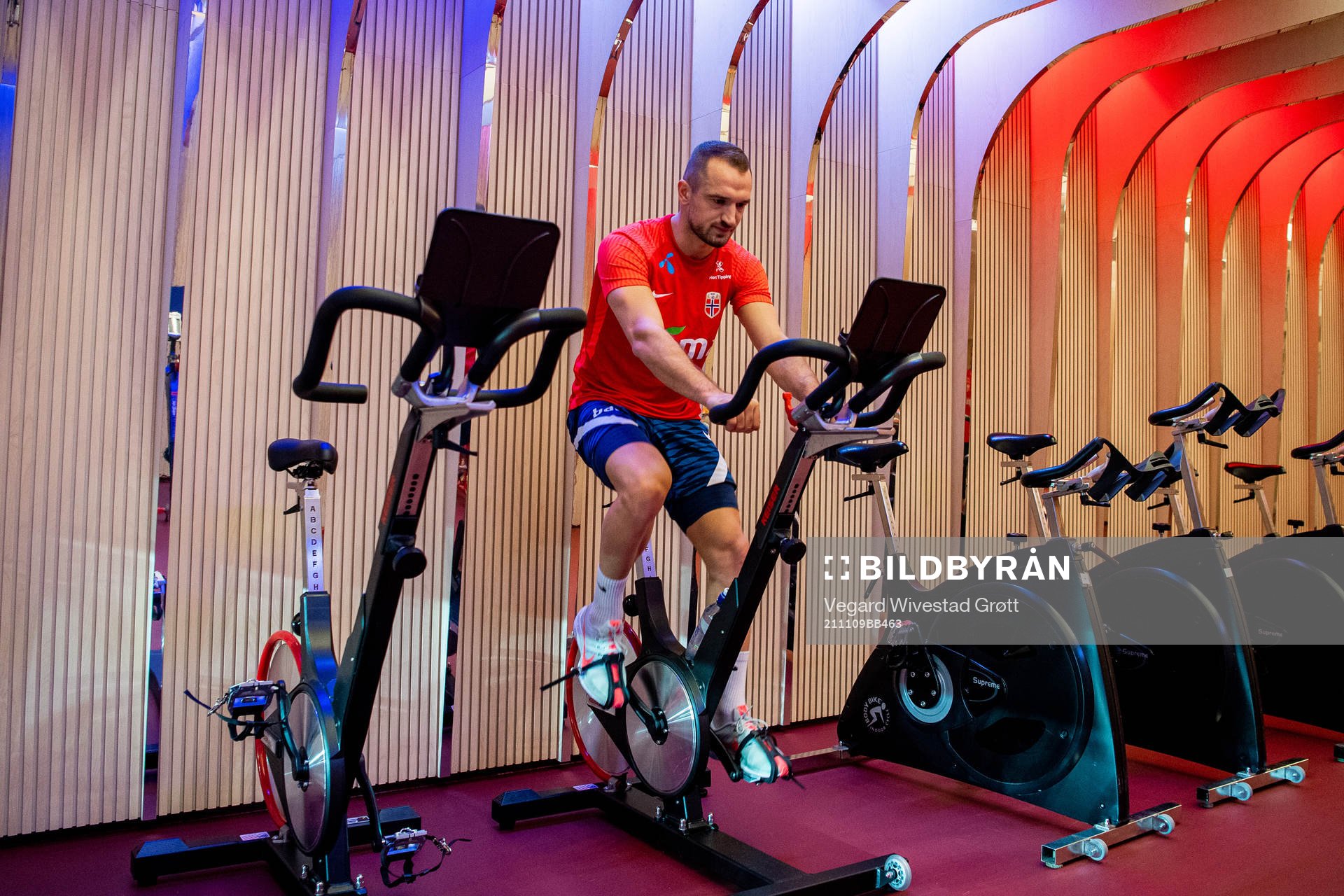 Veton Berisha of the Norwegian national football team
