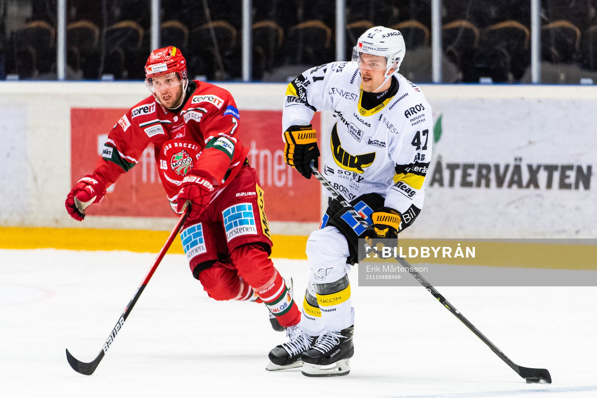 Modos Pontus Näsén och Västerås Logan Roe