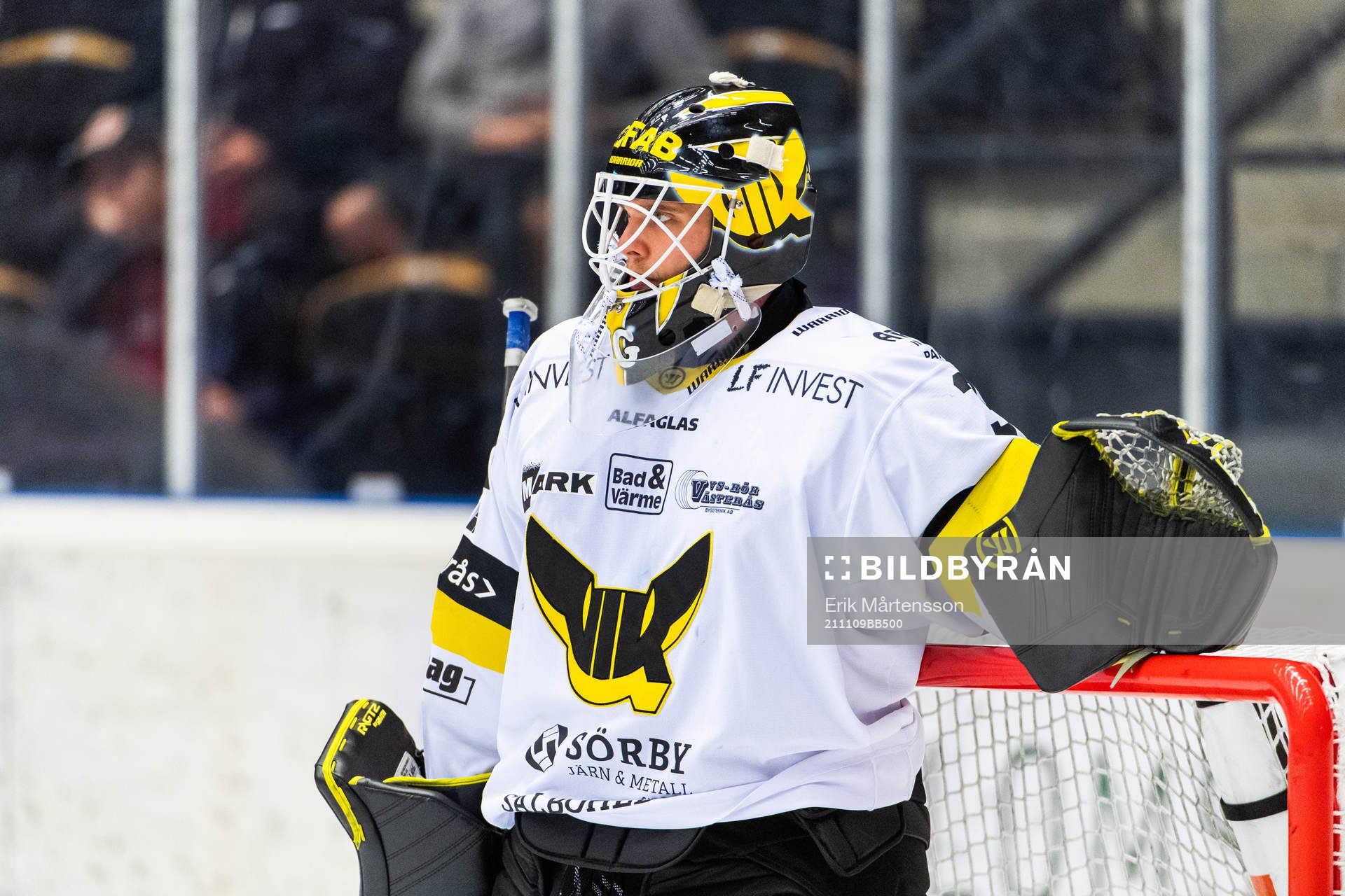 Västerås målvakt Johan Gustafsson