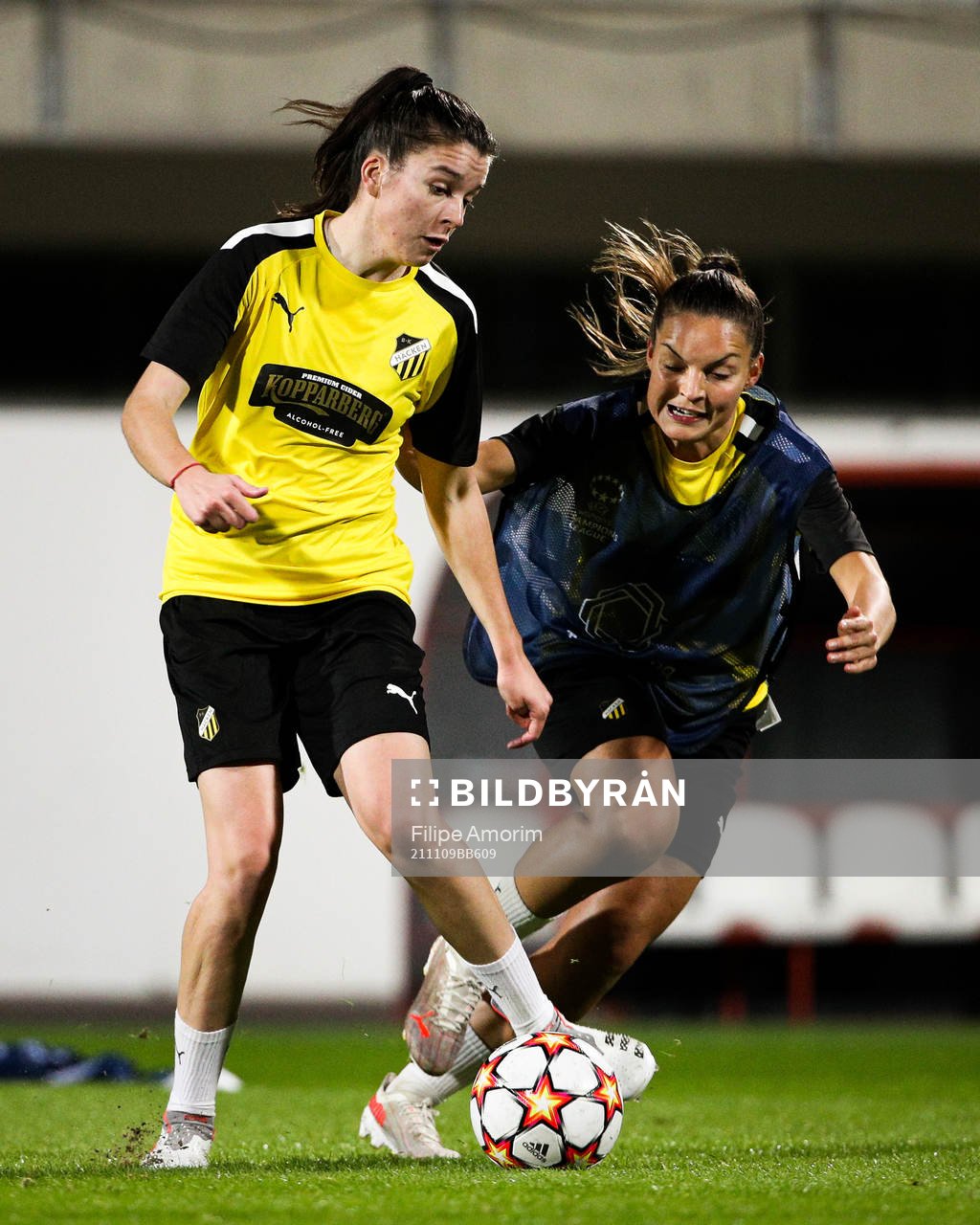 Anna Julia Csiki and Johanna Rytting Kaneryd of Häcken