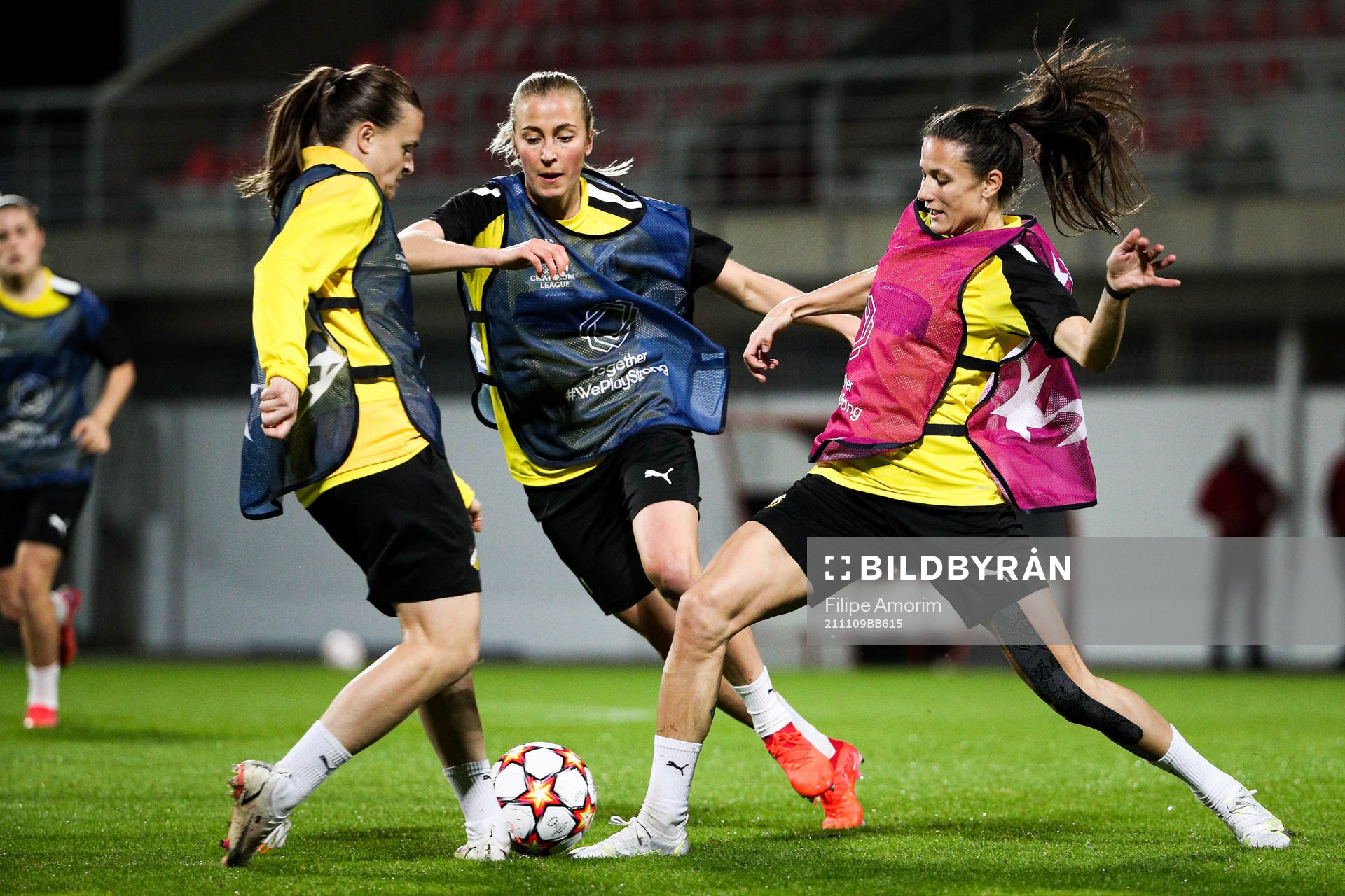 Milica Mijatovic, Julia Karlernäs and Beata Kollmats of