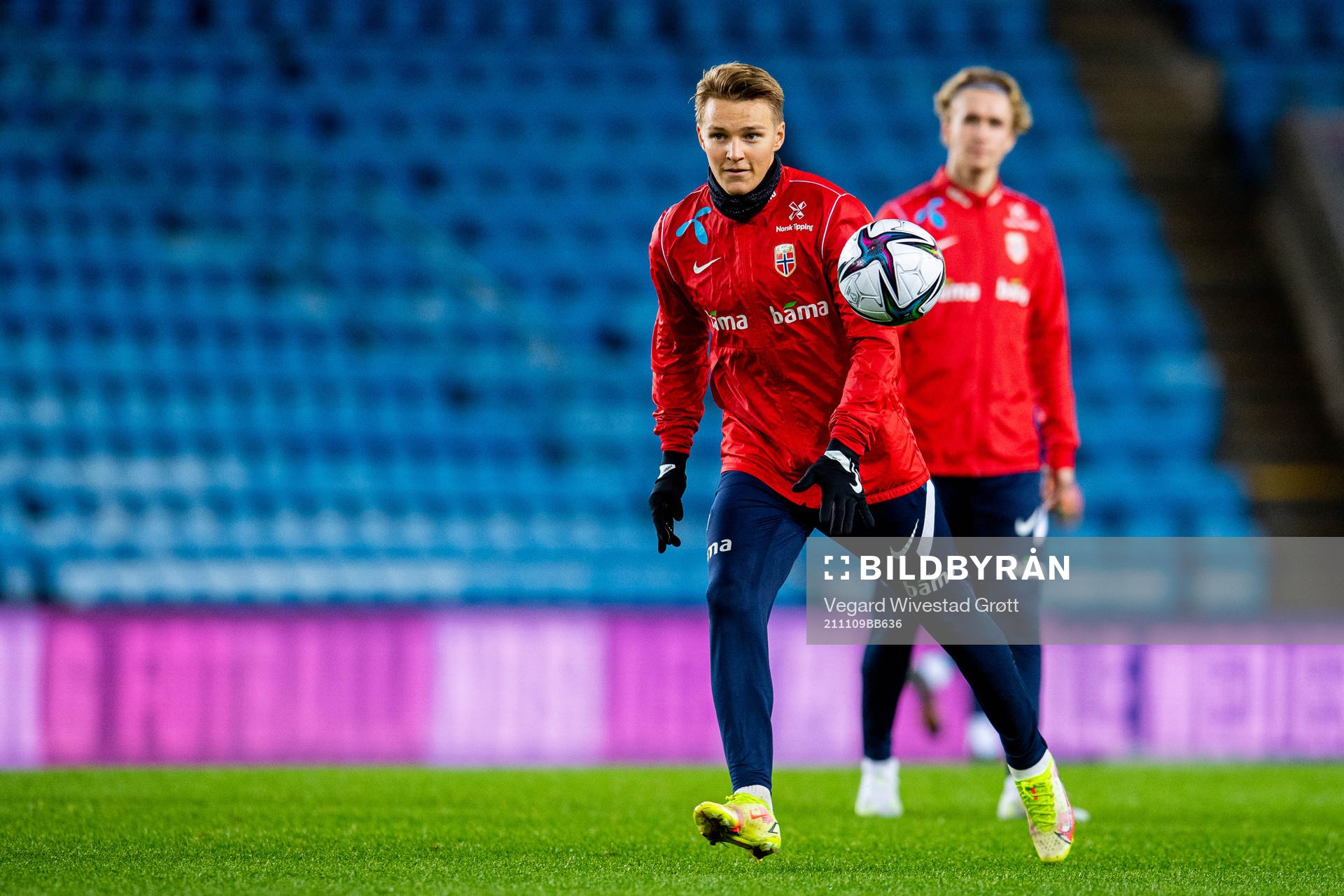 Martin Ødegaard of the Norwegian national football team