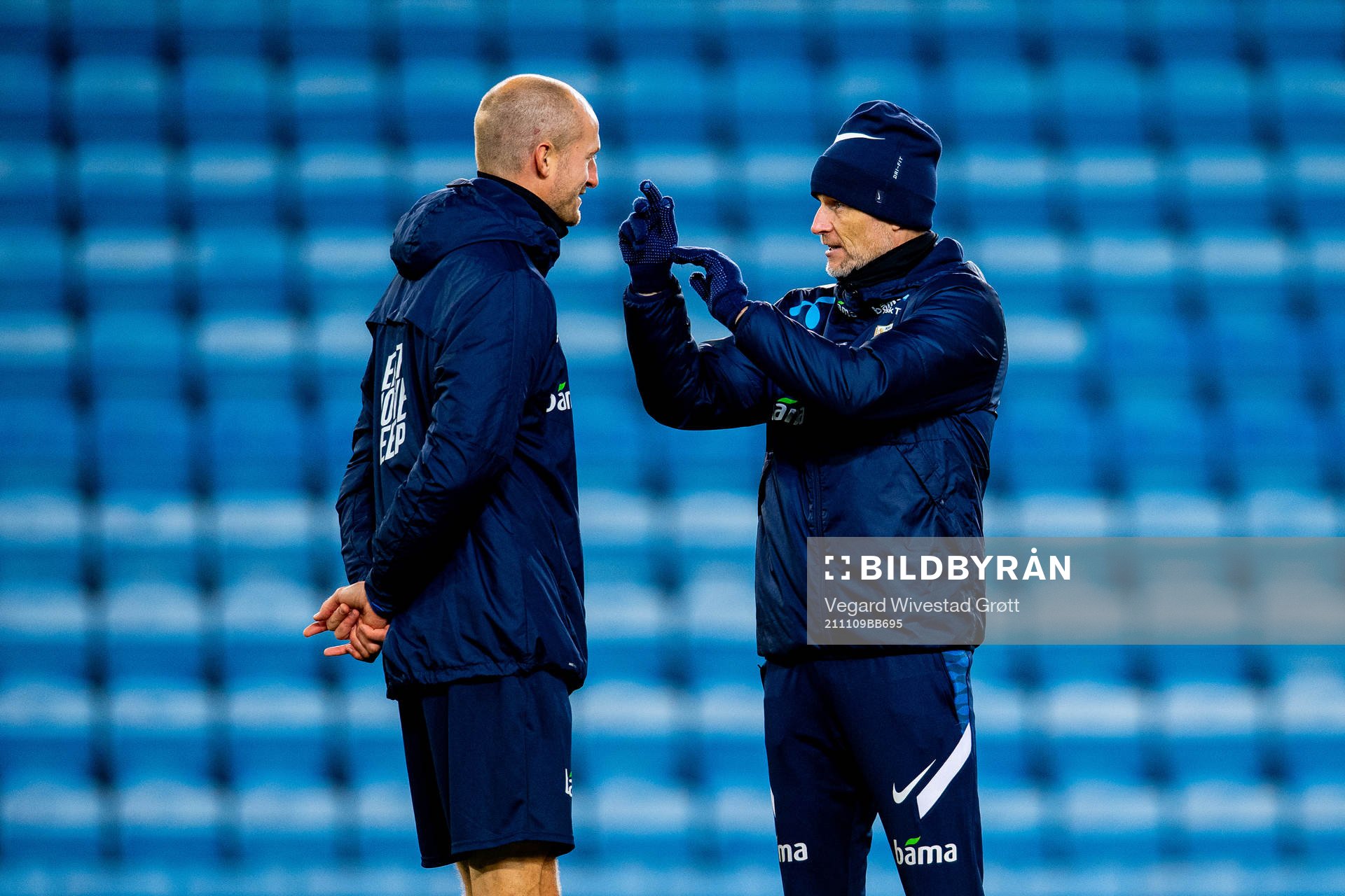 Brede Hangeland, player manager, and Ståle Solbakken, head