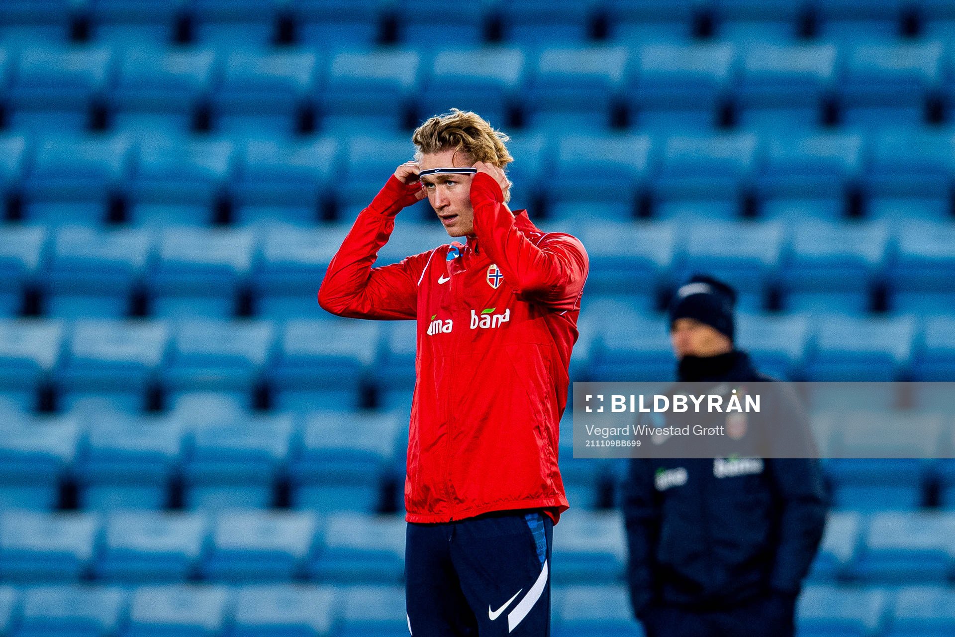 Ola Solbakken of the Norwegian national football team