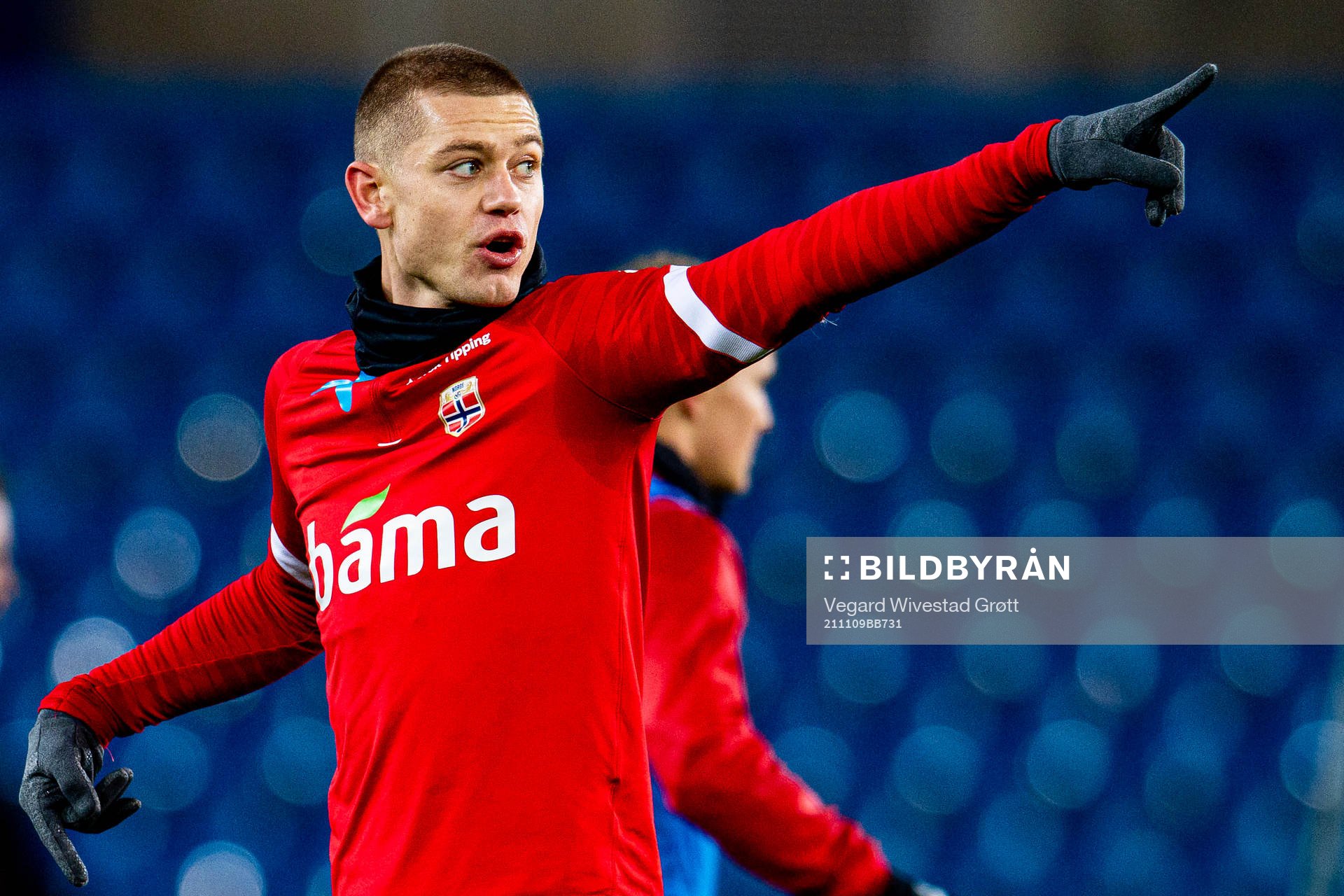Julian Ryerson of the Norwegian national football team