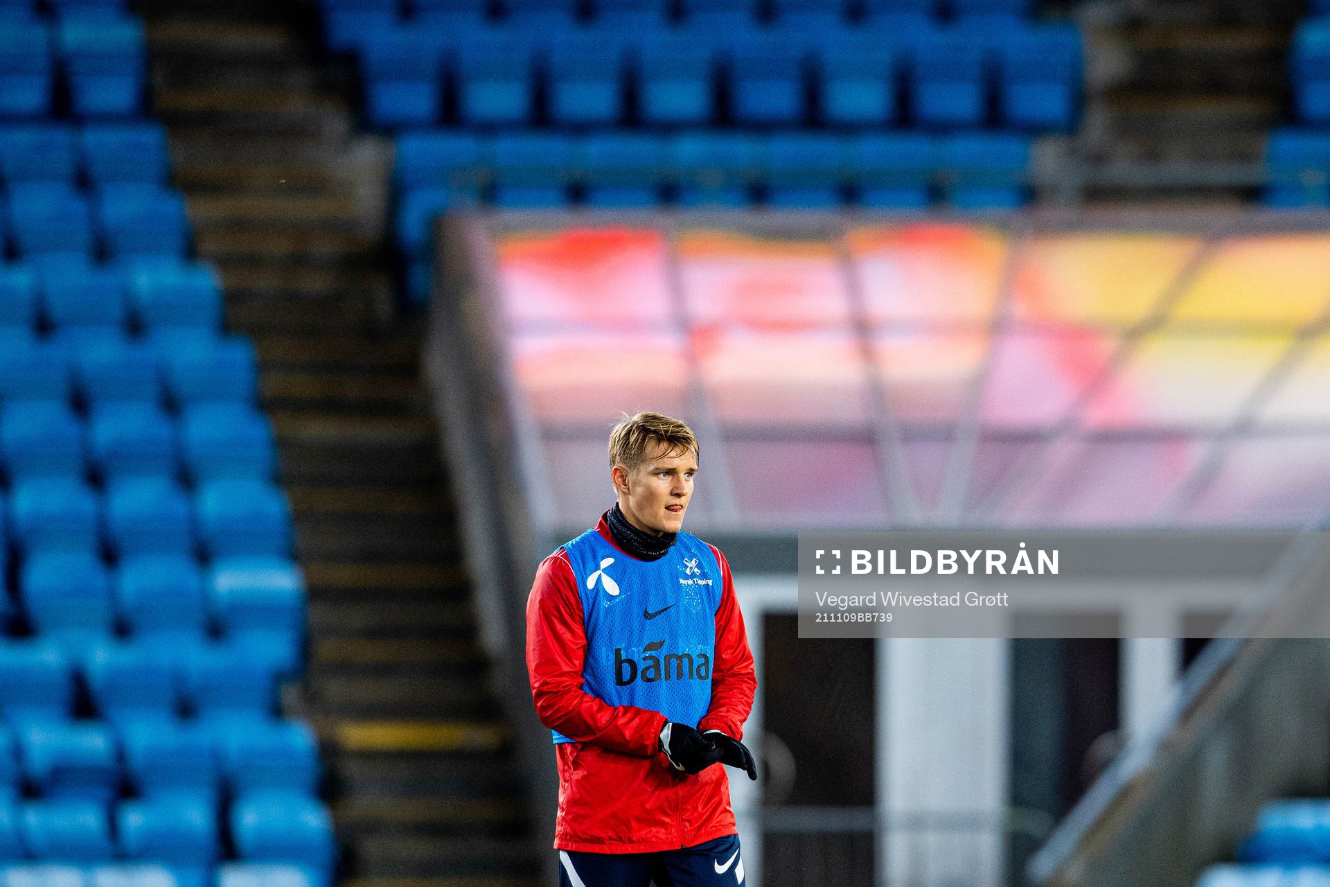 Martin Ødegaard of the Norwegian national football team