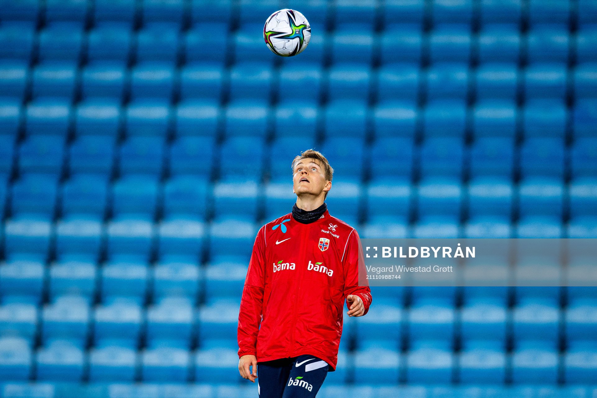 Martin Ødegaard of the Norwegian national football team
