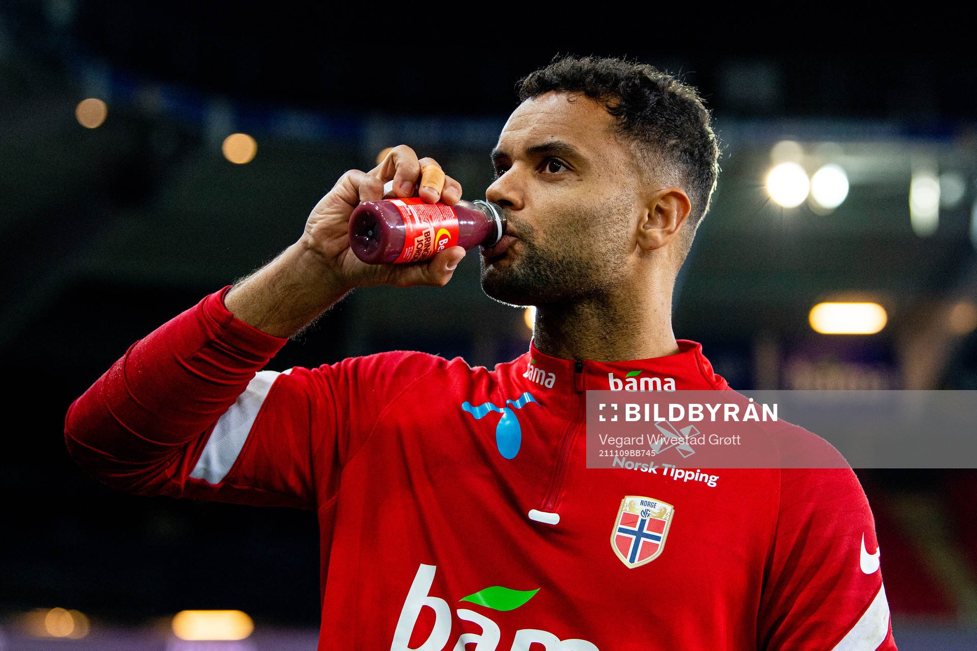 Goalkeeper Sten Grytebust of the Norwegian national