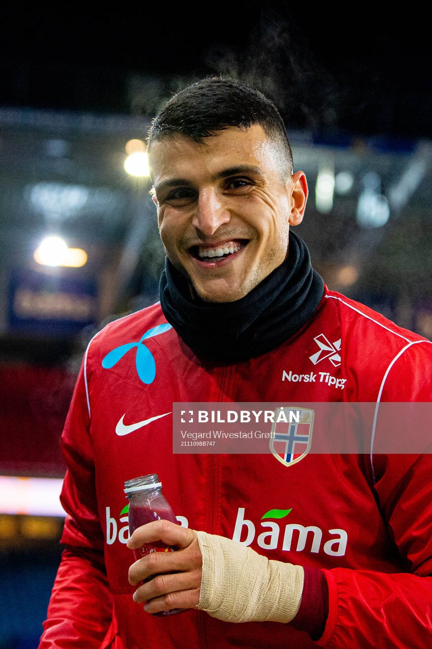 Mohamed Elyounoussi of the Norwegian national football team