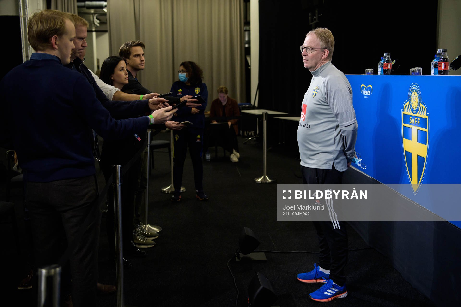 Scout Lasse Jacobsson of the Swedish national football team