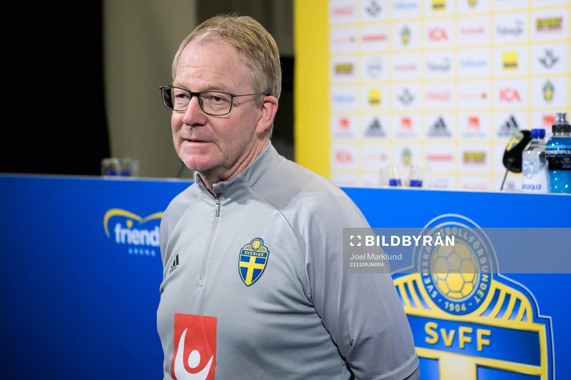 Scout Lasse Jacobsson of the Swedish national football team