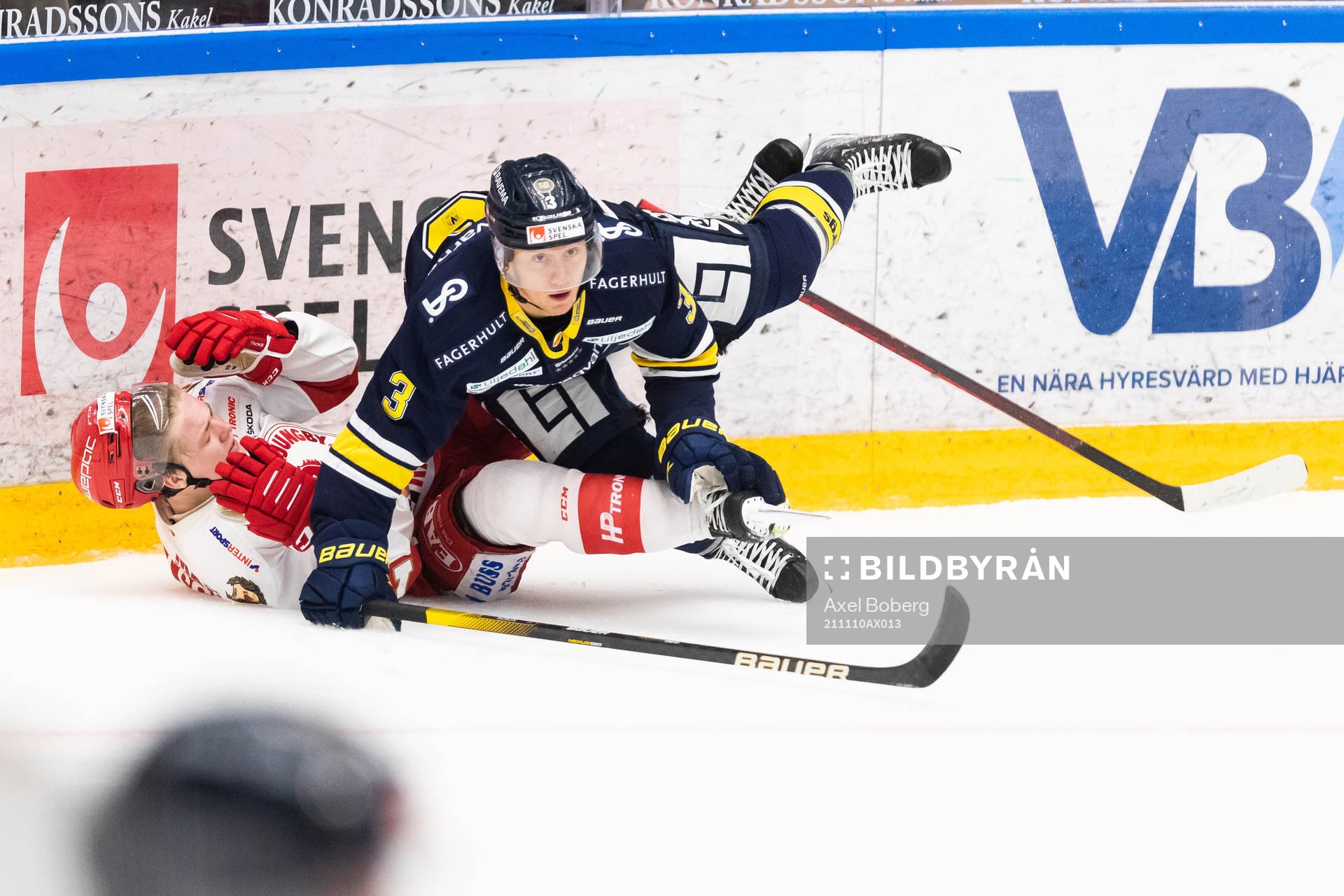 s Daniel Bertov och Troja/Ljungbys Jesper Emanuelsson