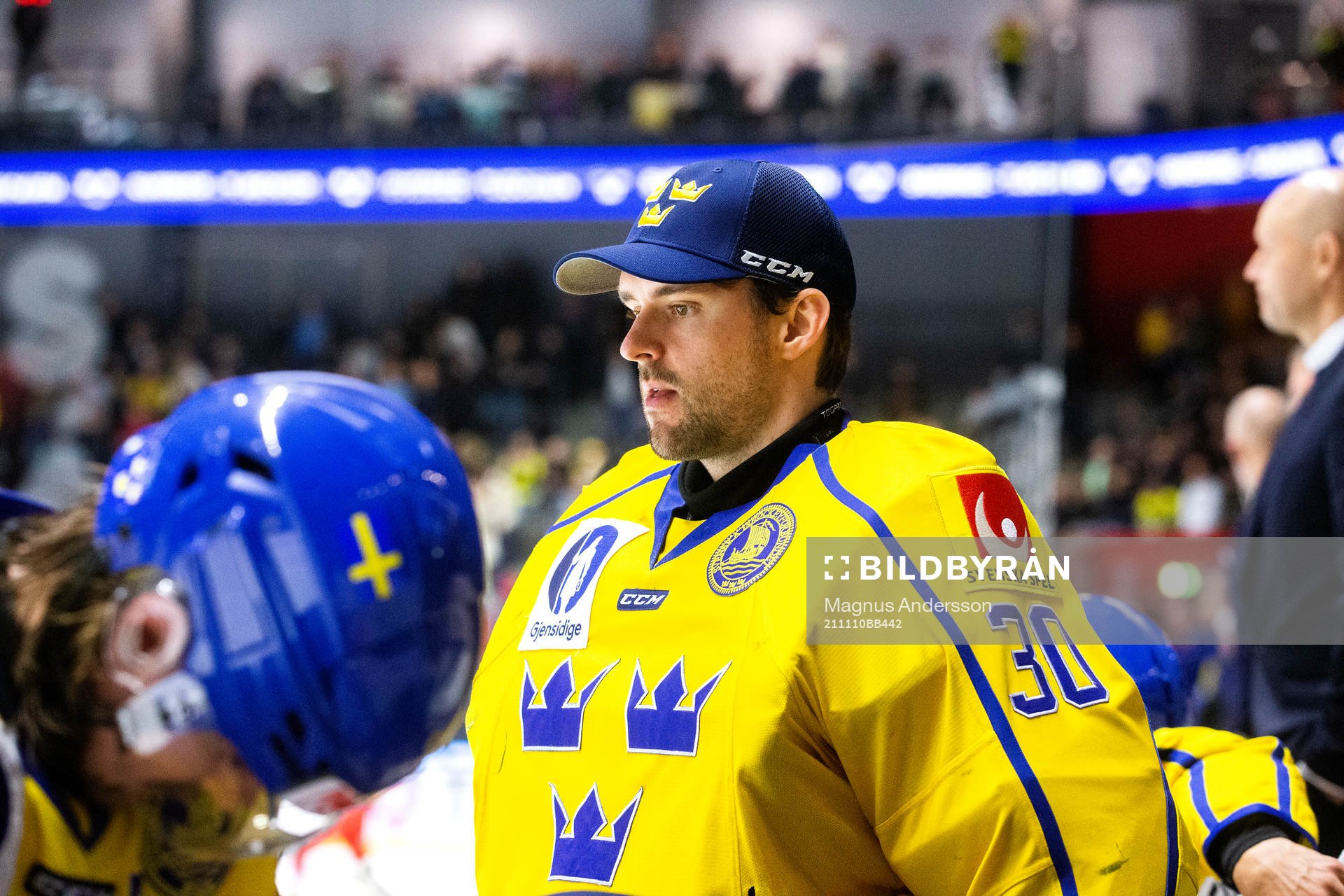 Sveriges målvakt Gustaf Lindvall