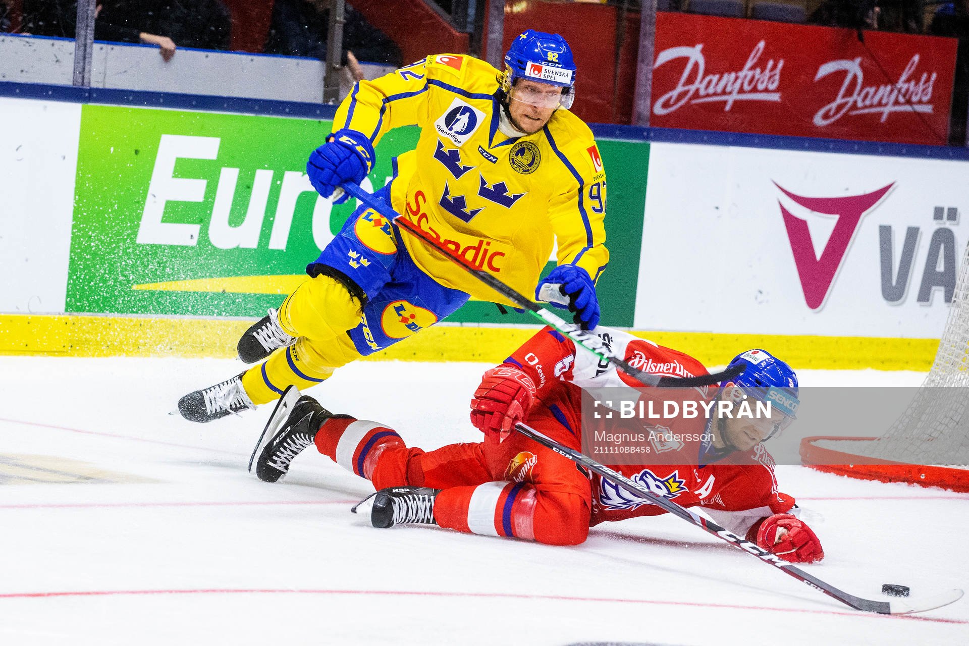 Sveriges Jesper Olofsson och Tjeckiens Jakub Jerabek
