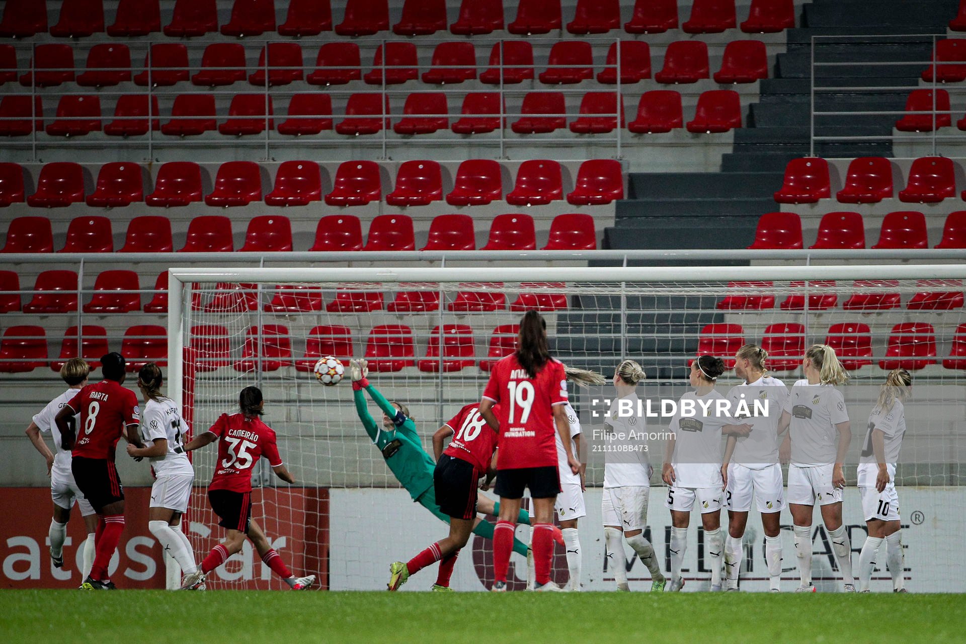 Goalkeeper Jennifer Falk of Häcken
