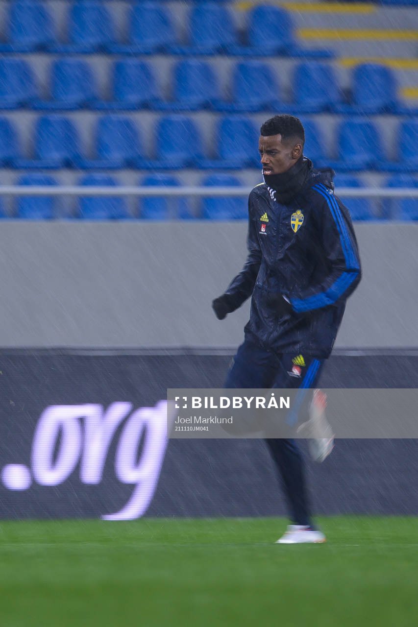 Alexander Isak of the Swedish national football team