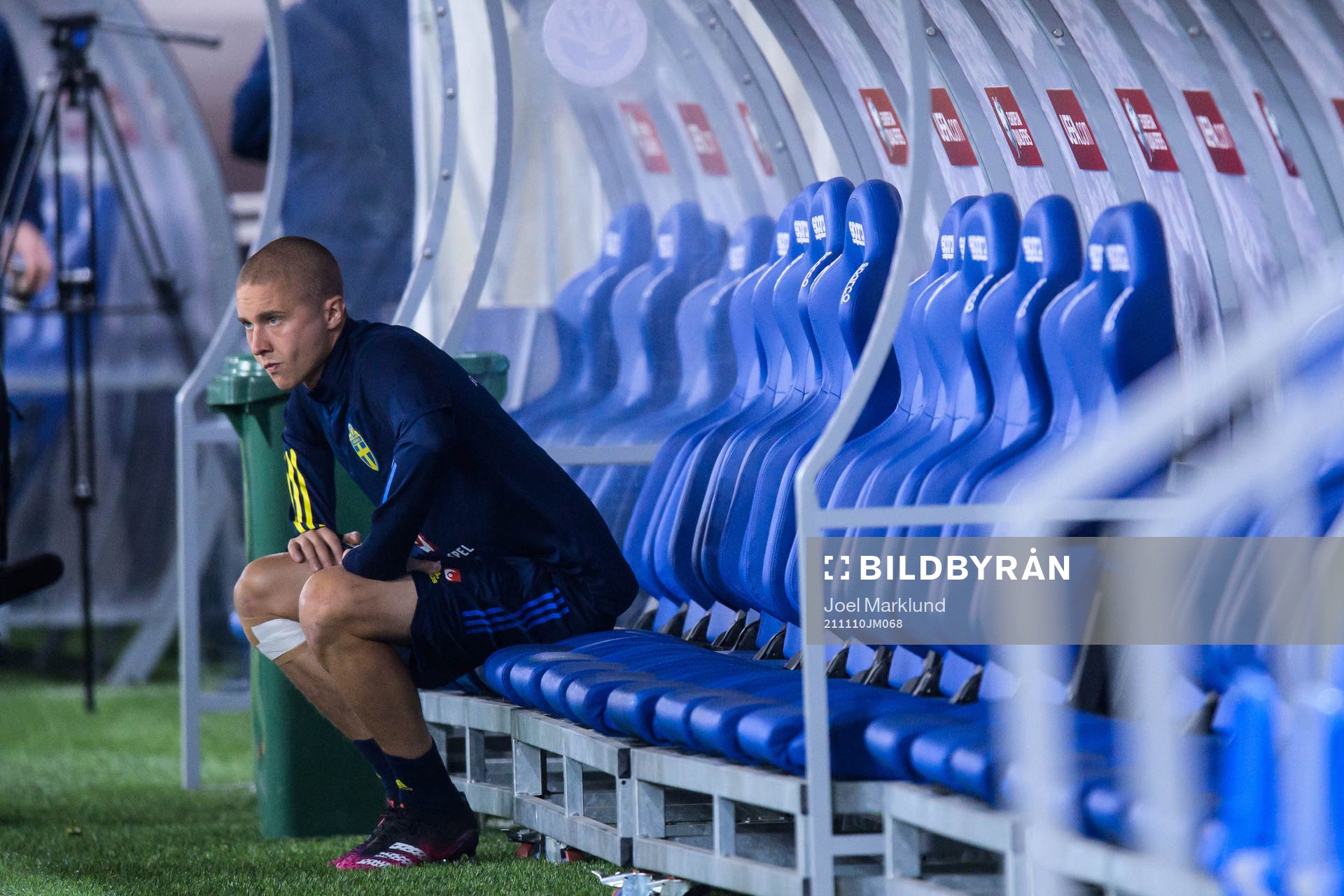 Sebastian Holmén of the Swedish national football team