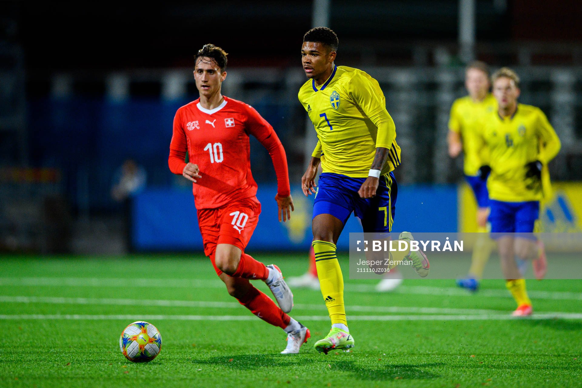 Schweiz Noah Rupp och Sveriges Emil Roback