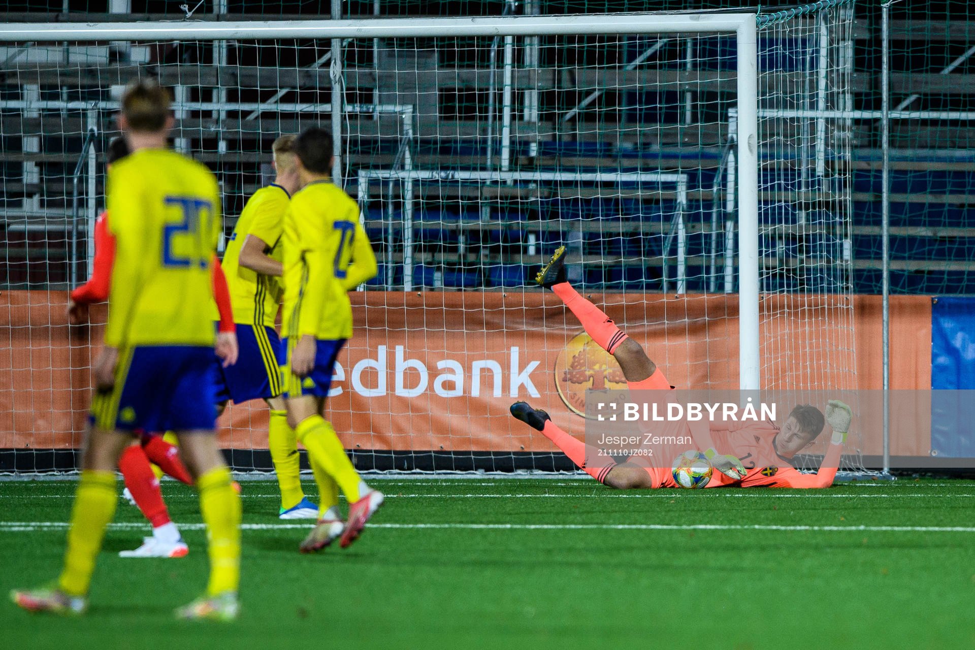 Sveriges målvakt Sebastian Selin