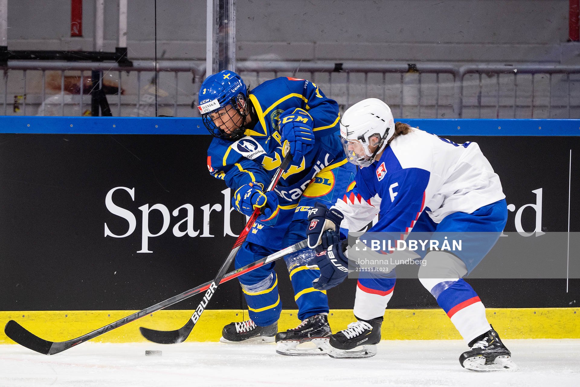 Anna Kjellbin of Sweden and Lucia Istocyova of Slovakia