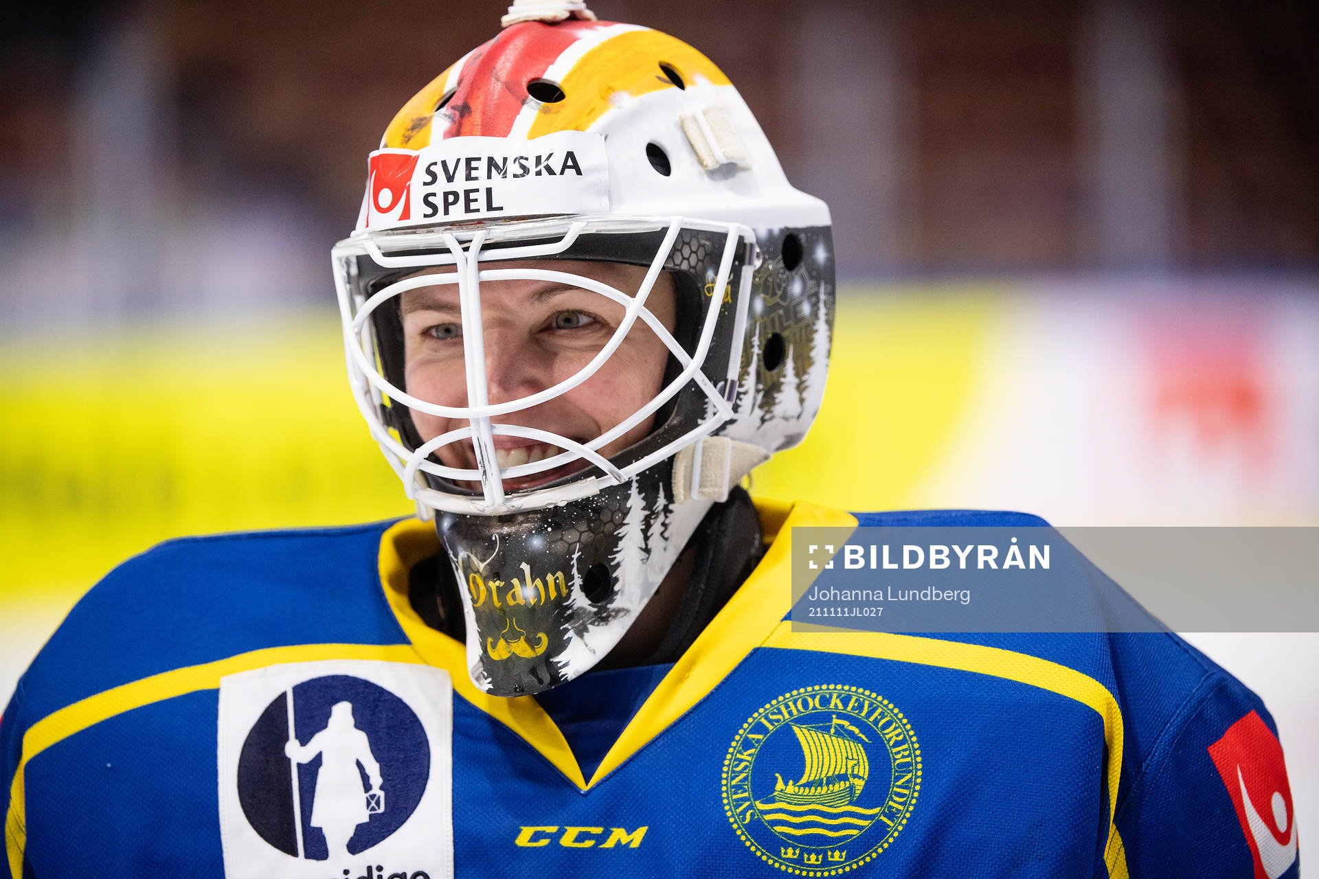 goalkeeper Sara Grahn of Sweden