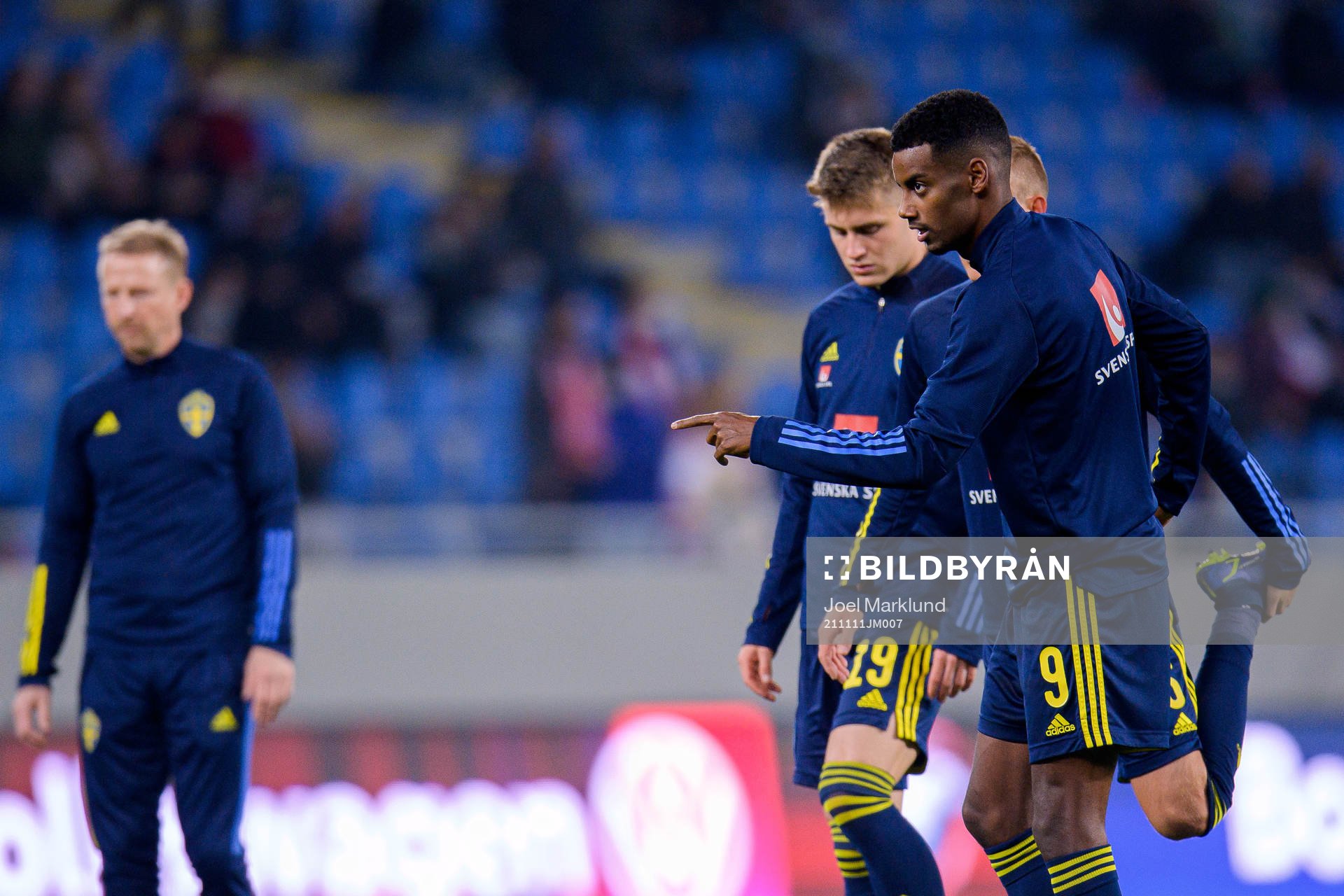 Alexander Isak of Sweden