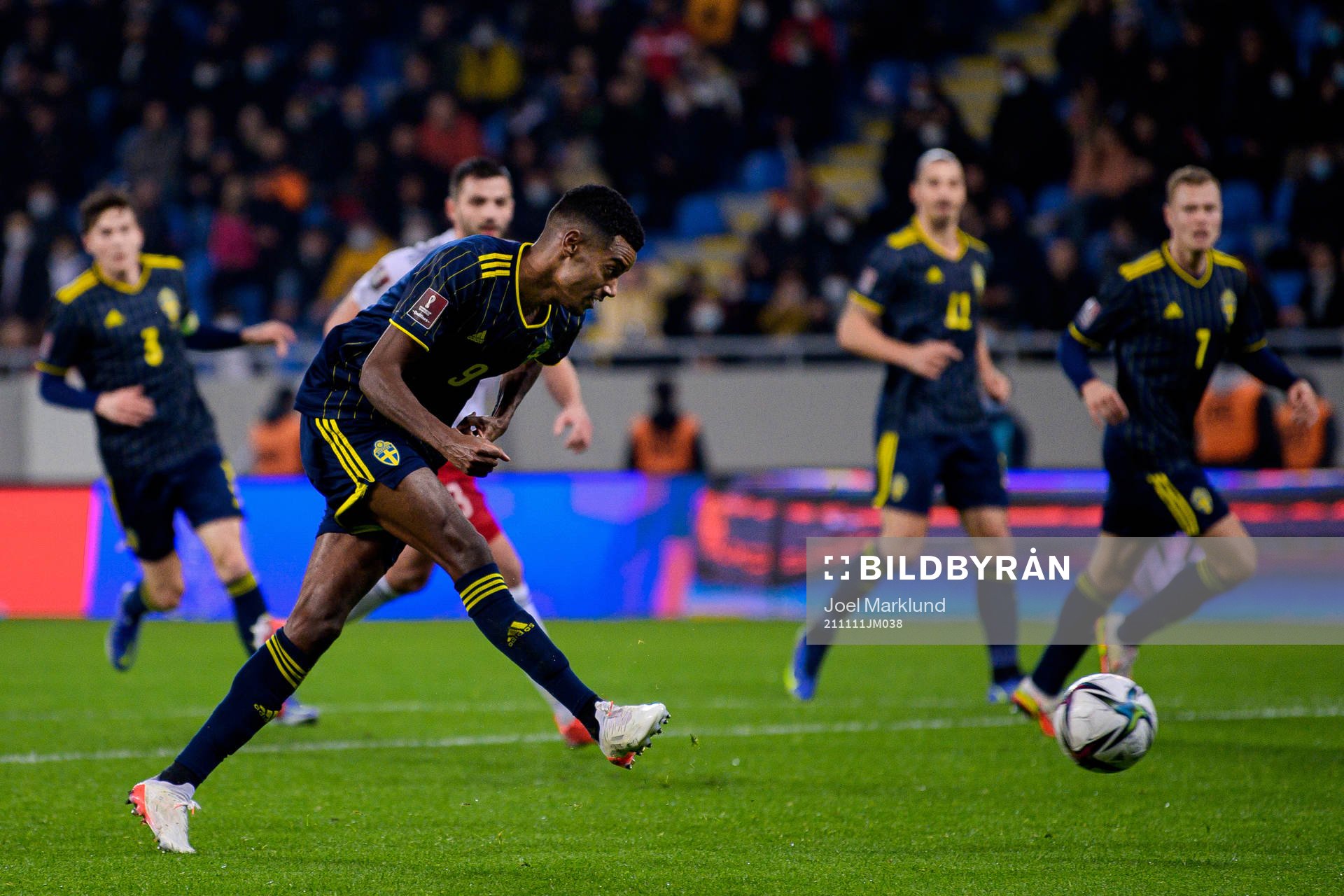 Alexander Isak of Sweden