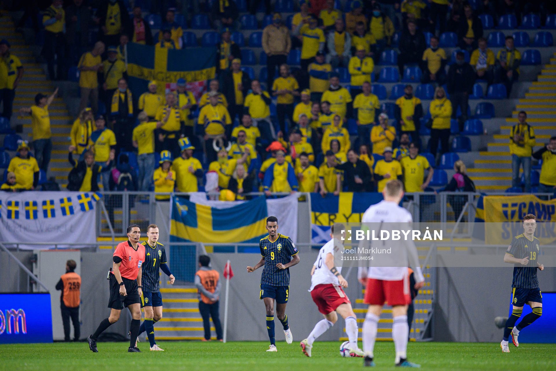 Viktor Claesson , Alexander Isak and Mattias Svanberg of