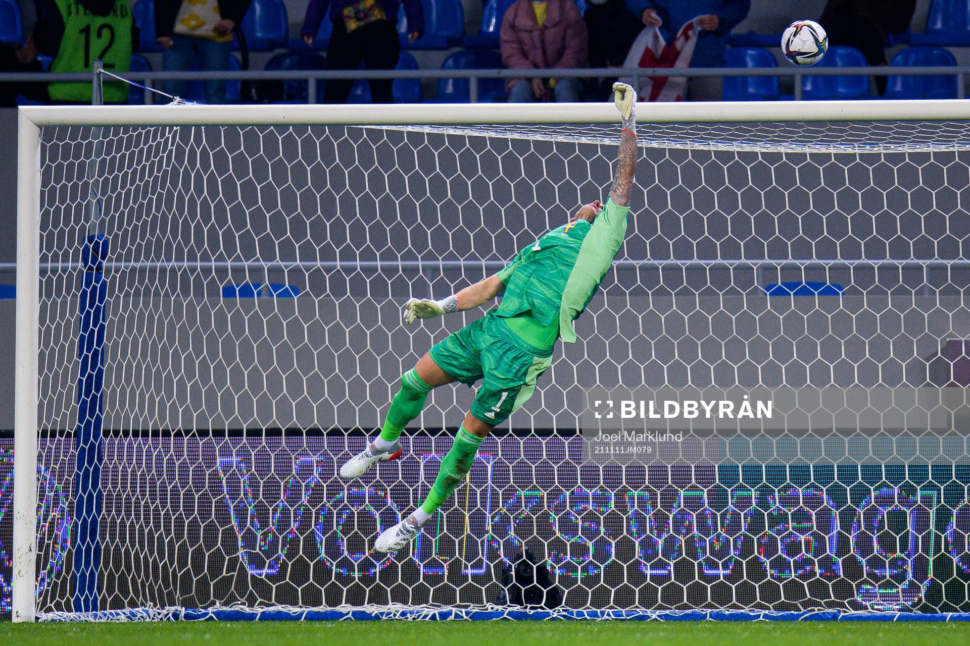 Goalkeeper Robin Olsen of Sweden