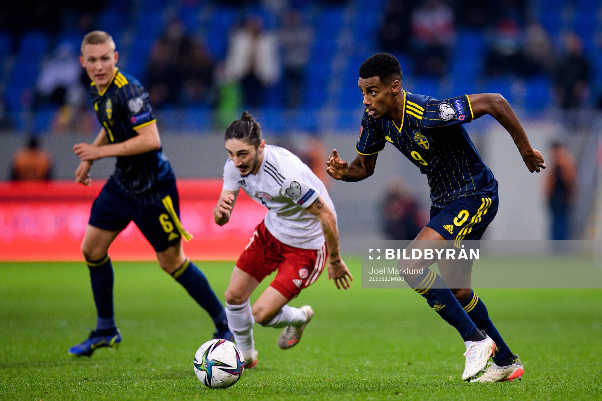 Alexander Isak of Sweden