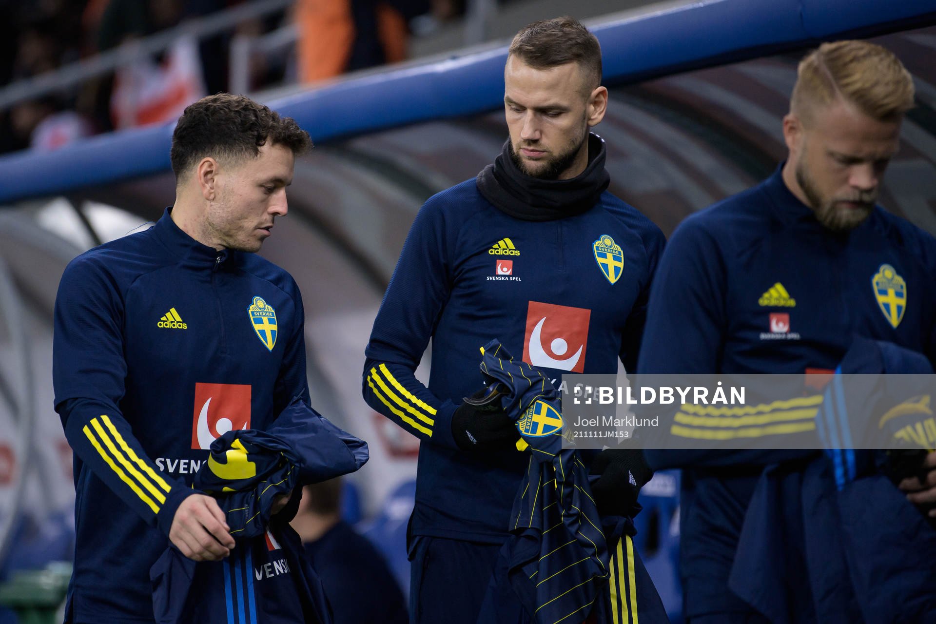 Kerim Mrabti and Alexander Milosevic of Sweden