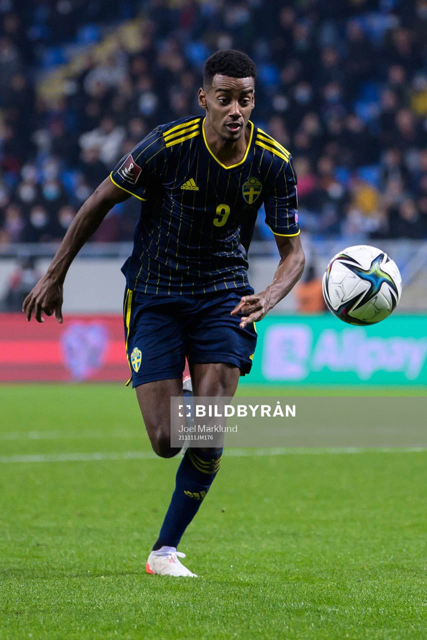 Alexander Isak of Sweden