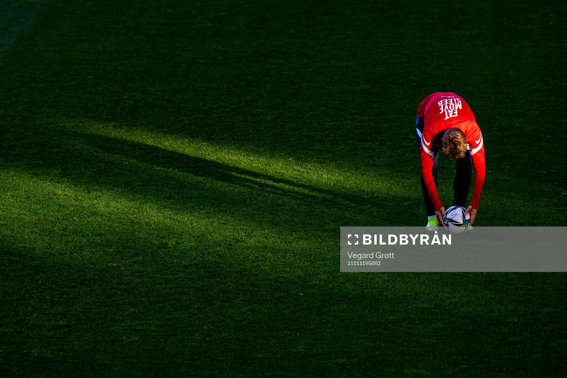 Martin Ødegaard of the Norwegian national football team