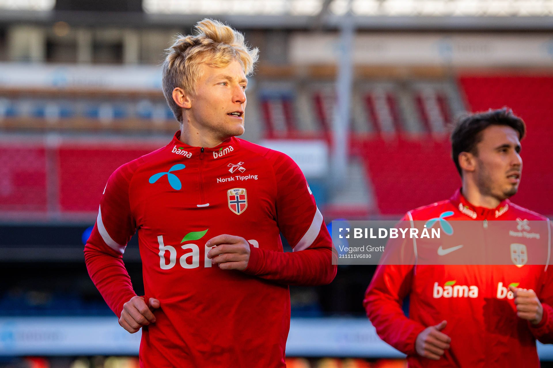 Birger Meling of the Norwegian national football team