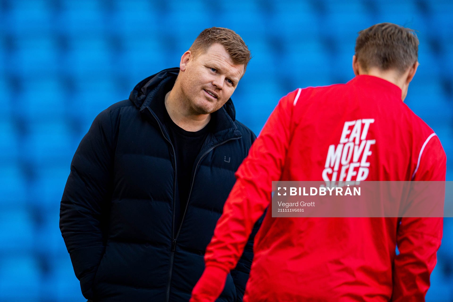 John Arne Riise and Martin Ødegaard of the Norwegian