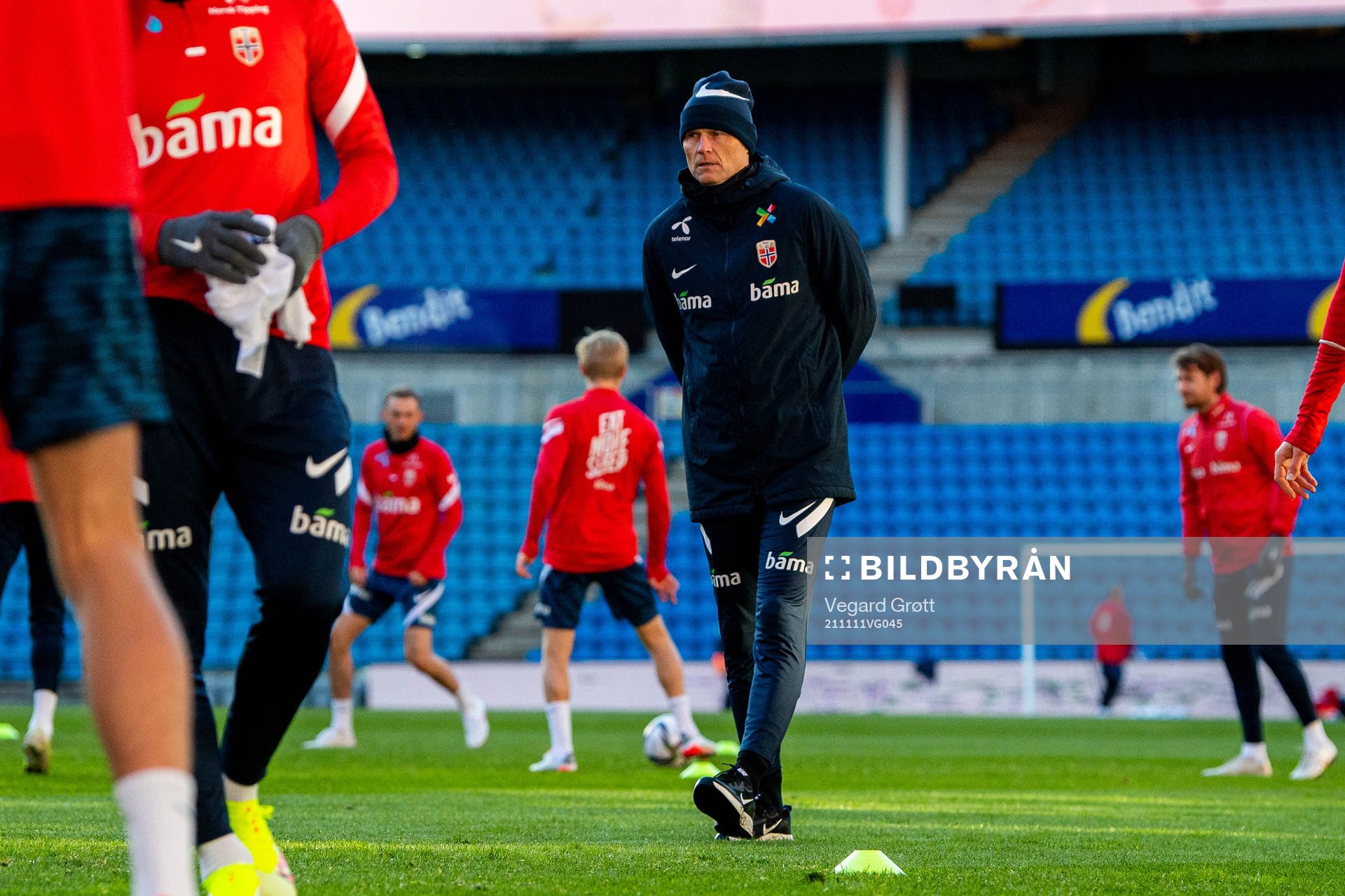 Ståle Solbakken, head coach of the Norwegian national