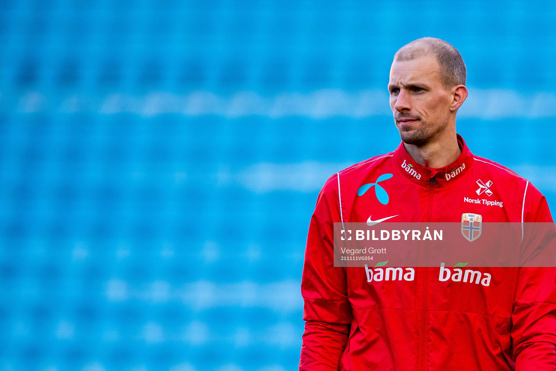 Goalkeeper André Hansen of the Norwegian national football