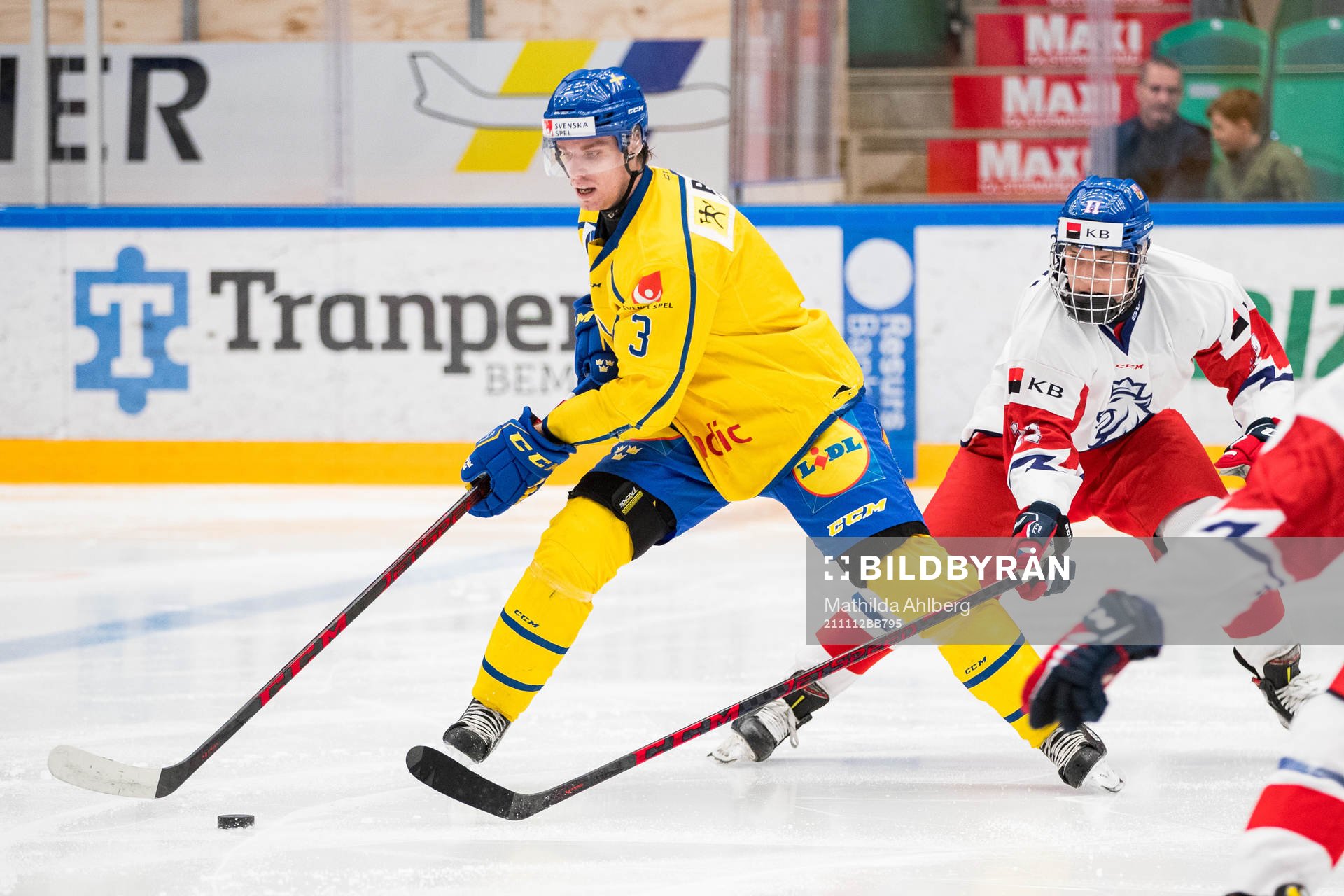 Leo Lööf of Sweden and Jiri Kulich of Czech Republic