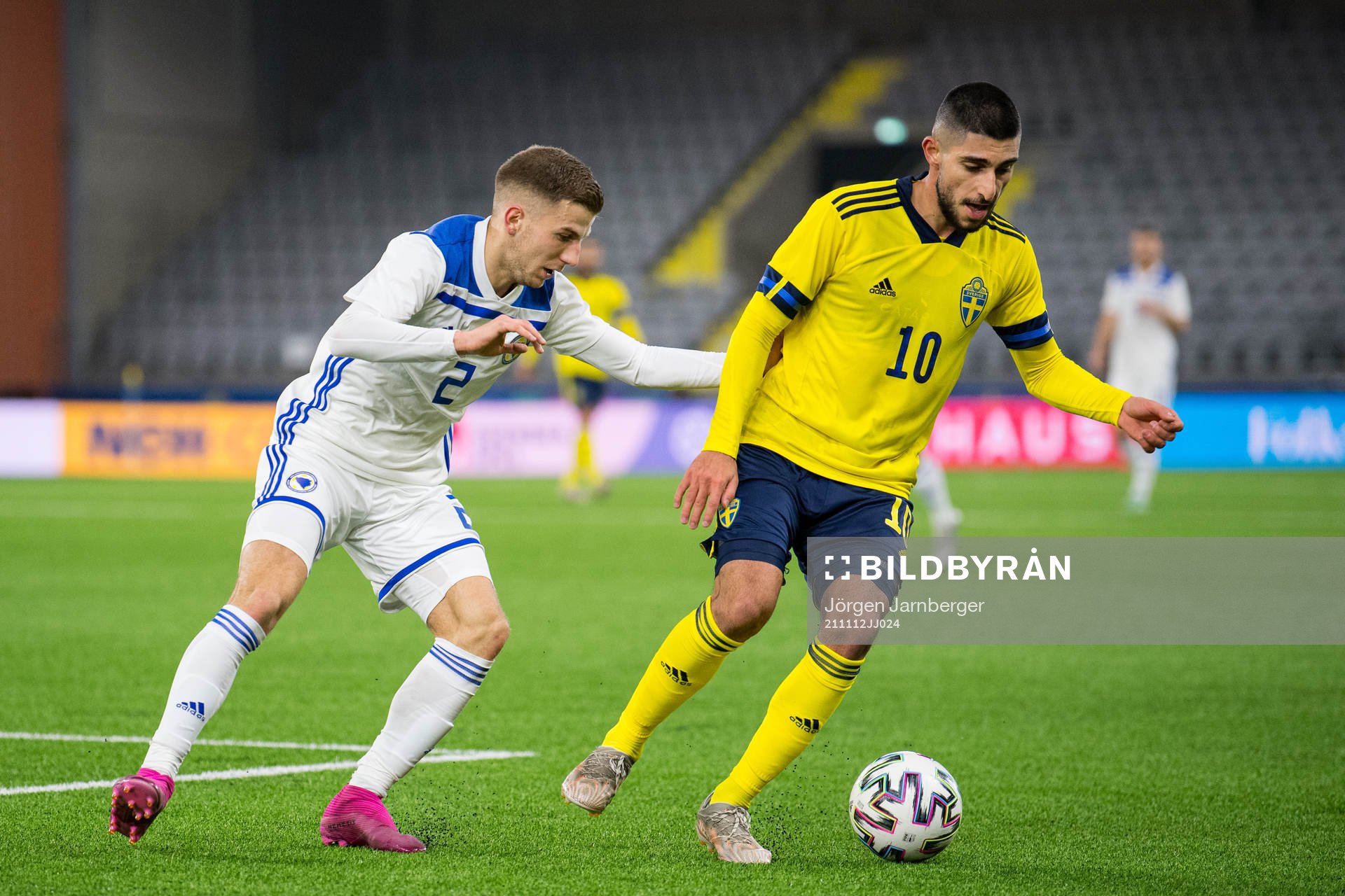 Jasmin Osmic of Bosnia-Herzegovina and Rami Al Hajj of