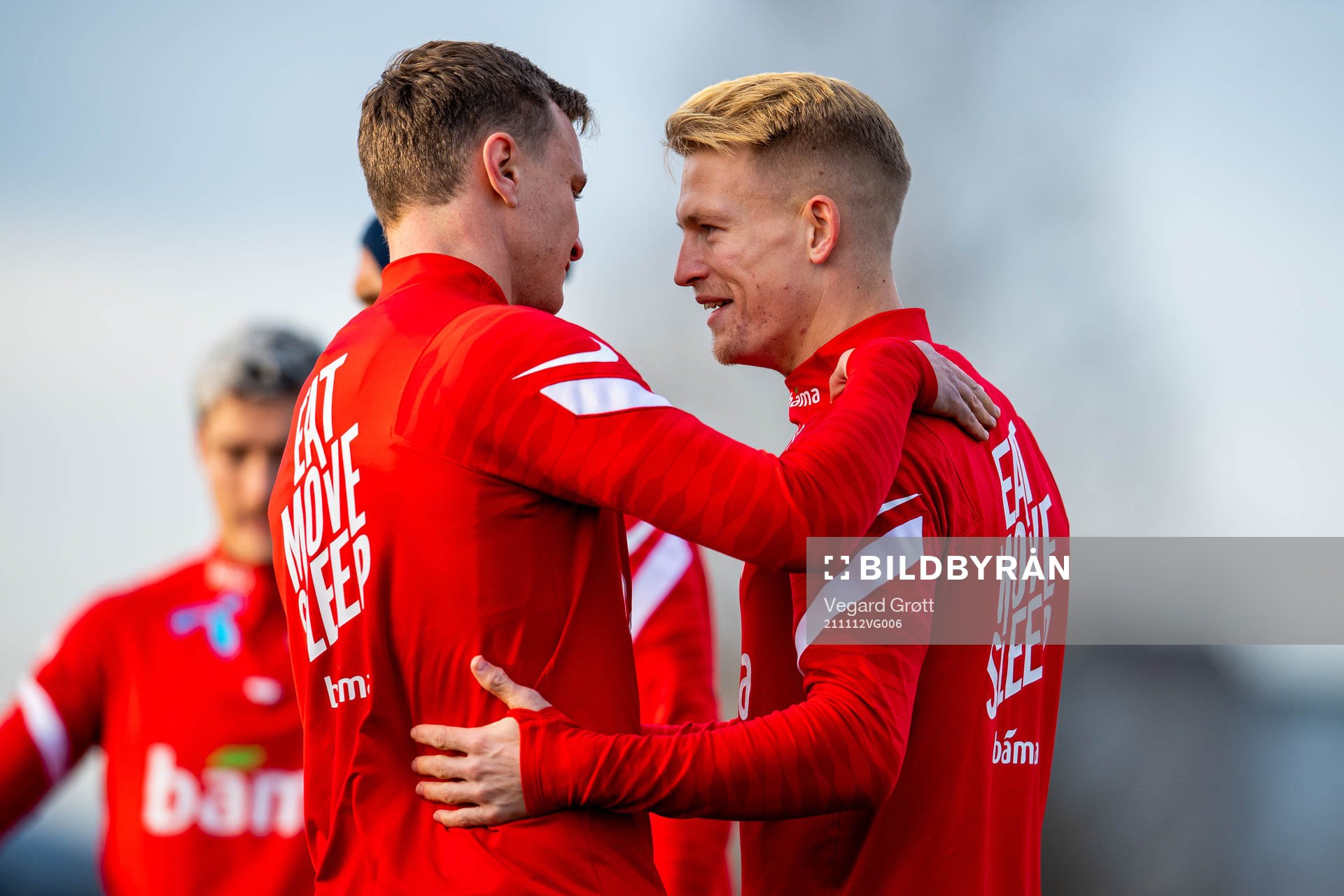 Marius Lode and Andreas Hanche-Olsen of the Norwegian