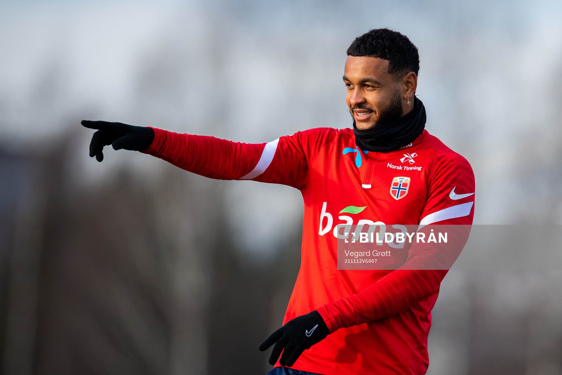 Joshua King of the Norwegian national football team