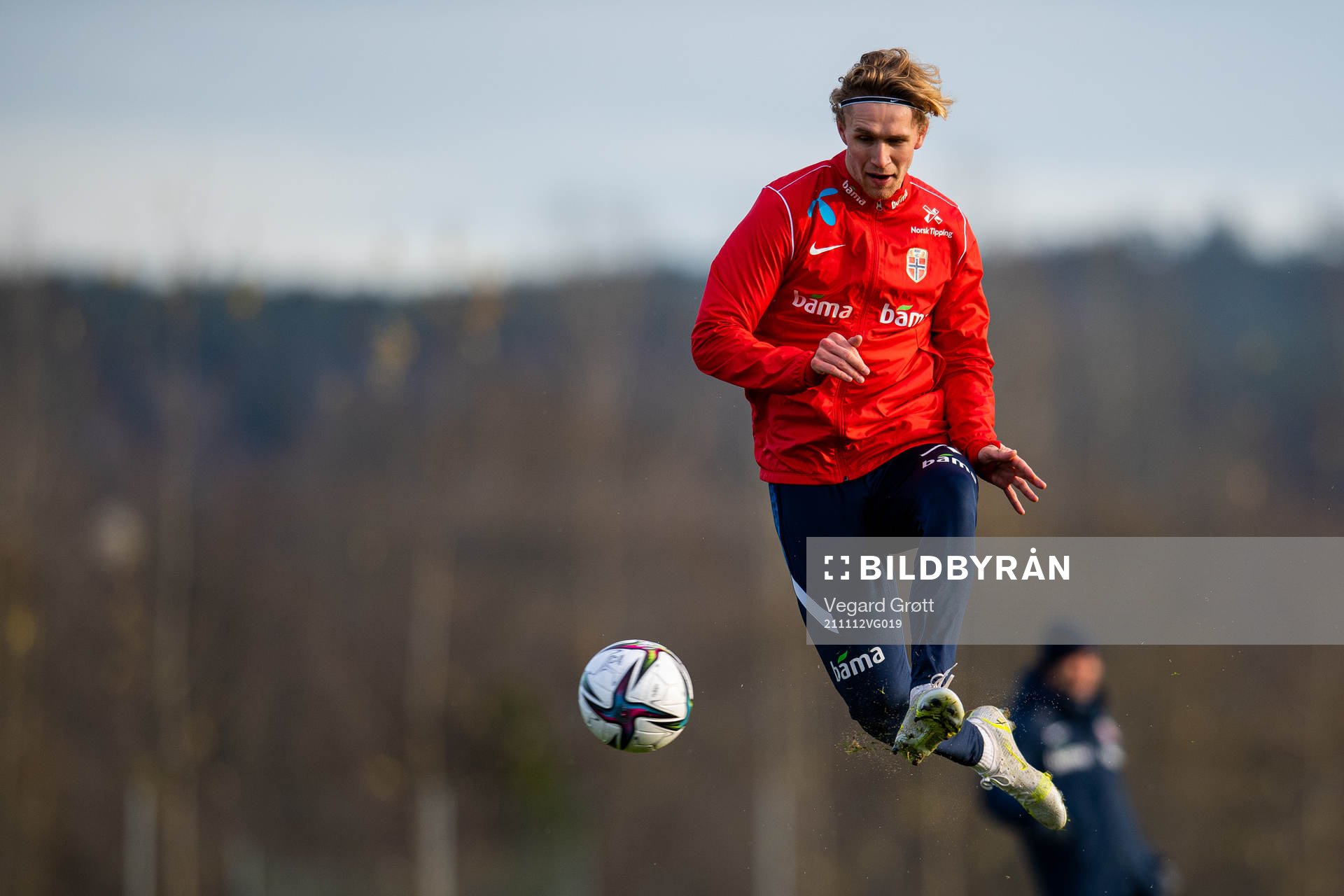 Ola Solbakken of the Norwegian national football team