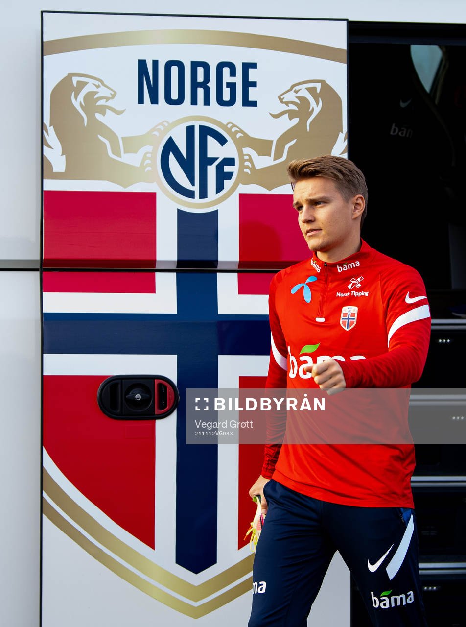 Martin Ødegaard of the Norwegian national football team