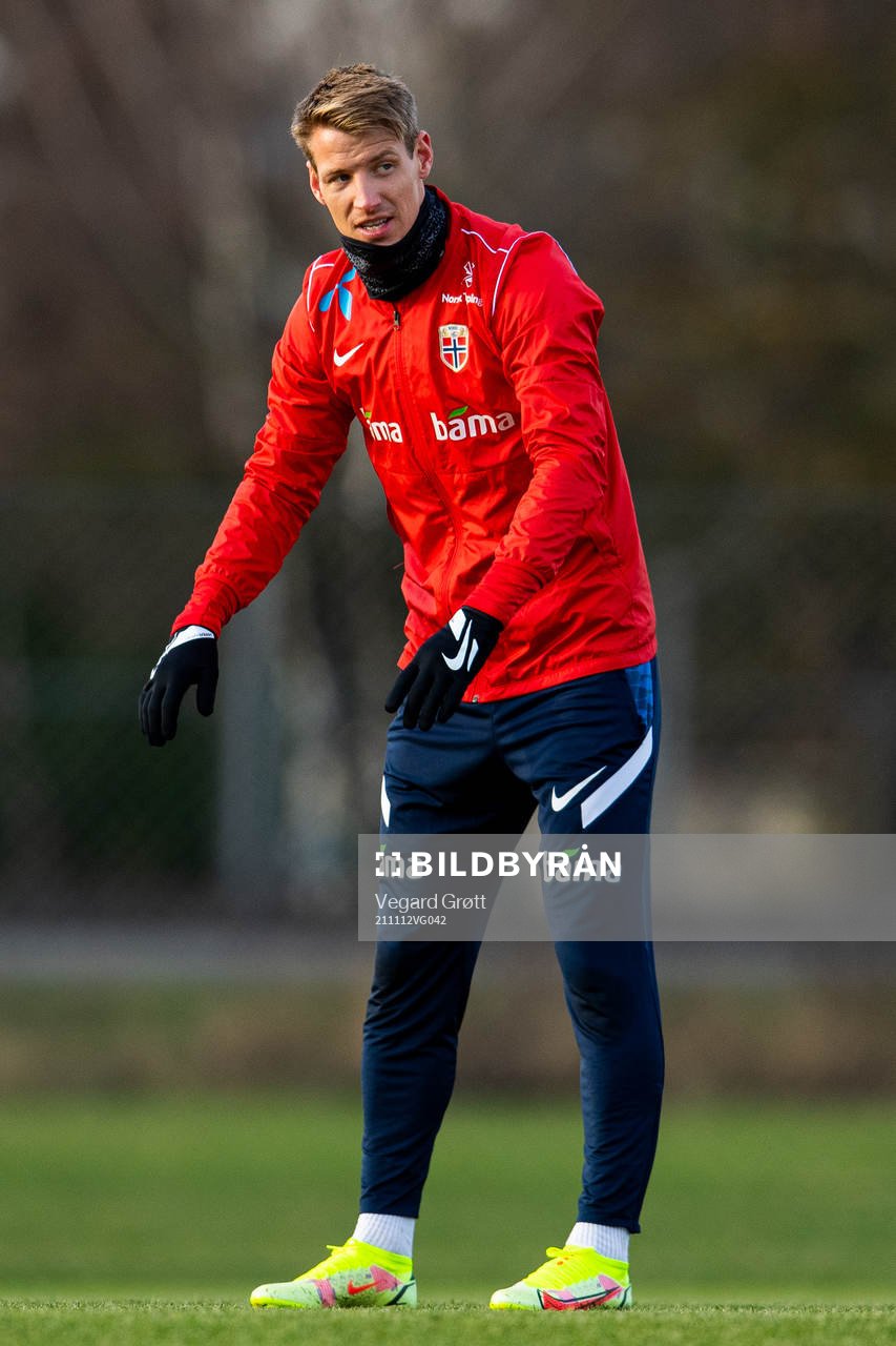Thomas Lehne Olsen of the Norwegian national football team