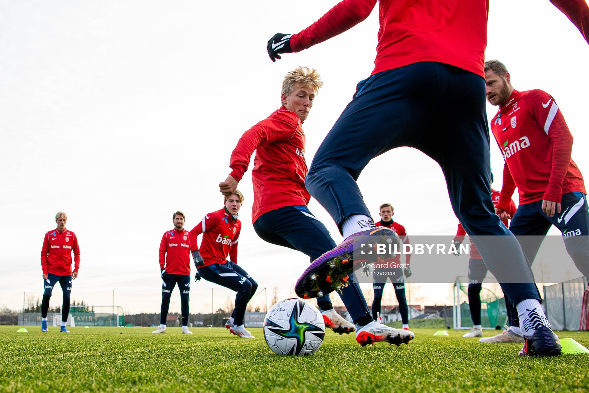 Birger Meling of the Norwegian national football team