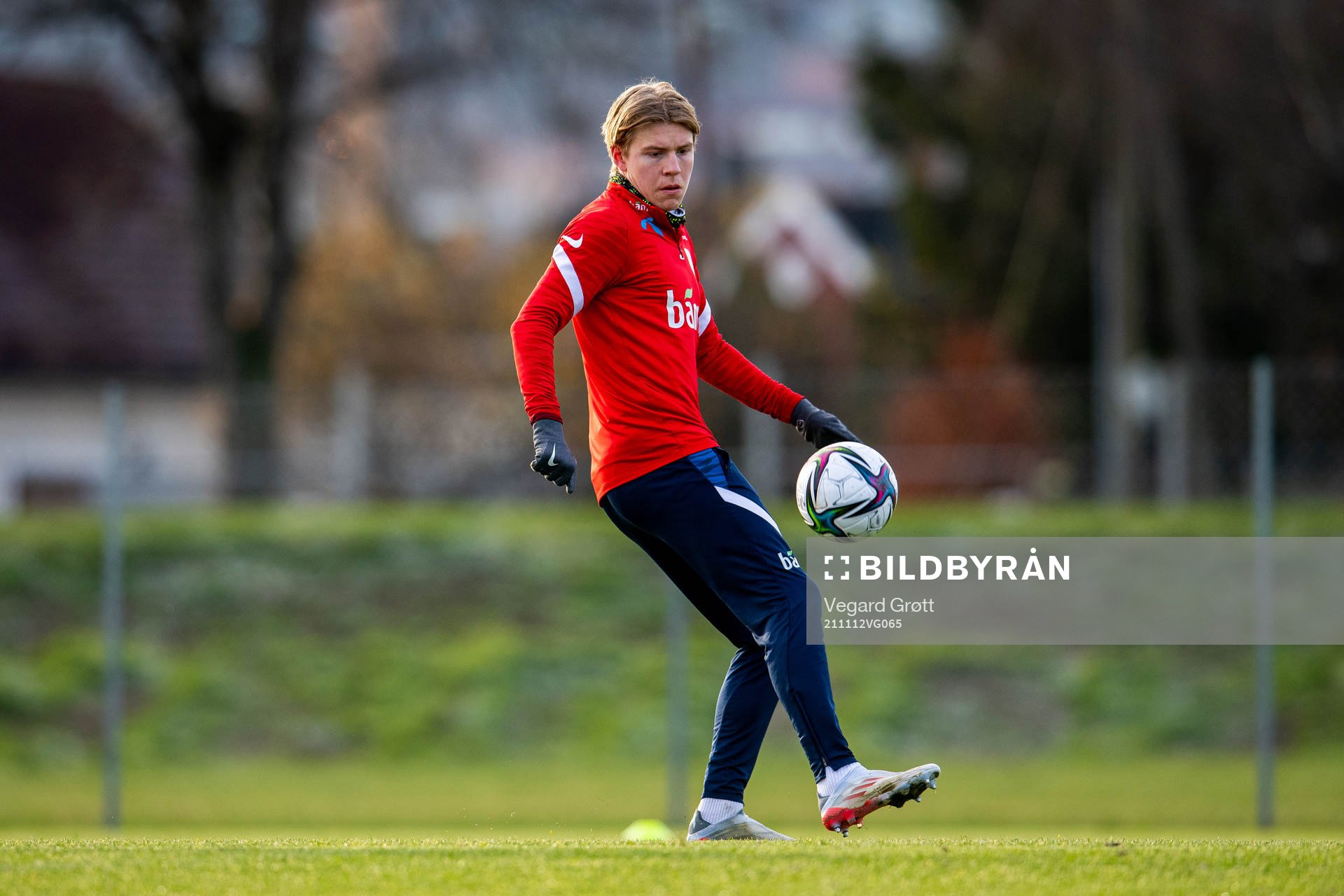 Jens Petter Hauge of the Norwegian national football team