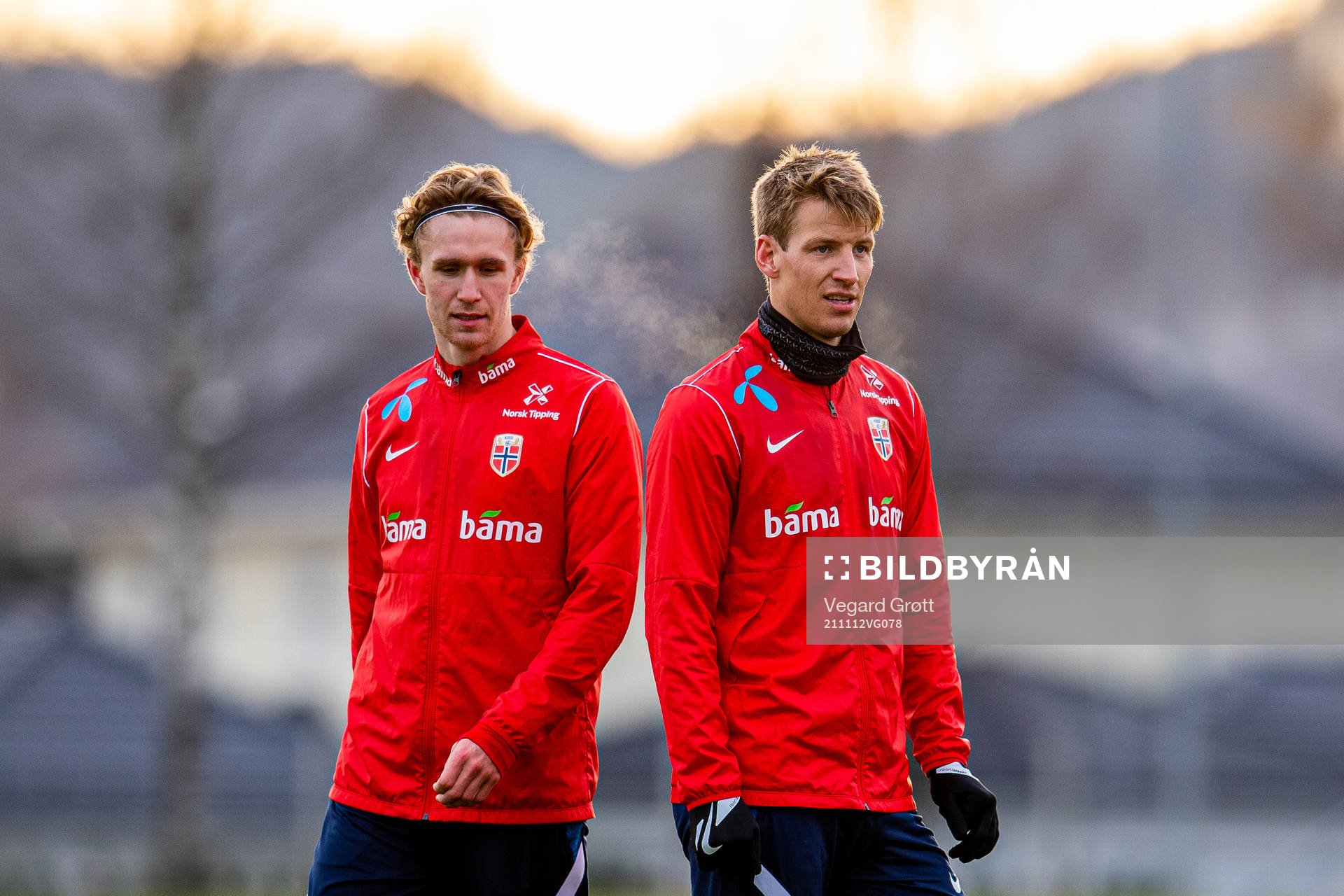 Ola Solbakken and Thomas Lehne Olsen of the Norwegian